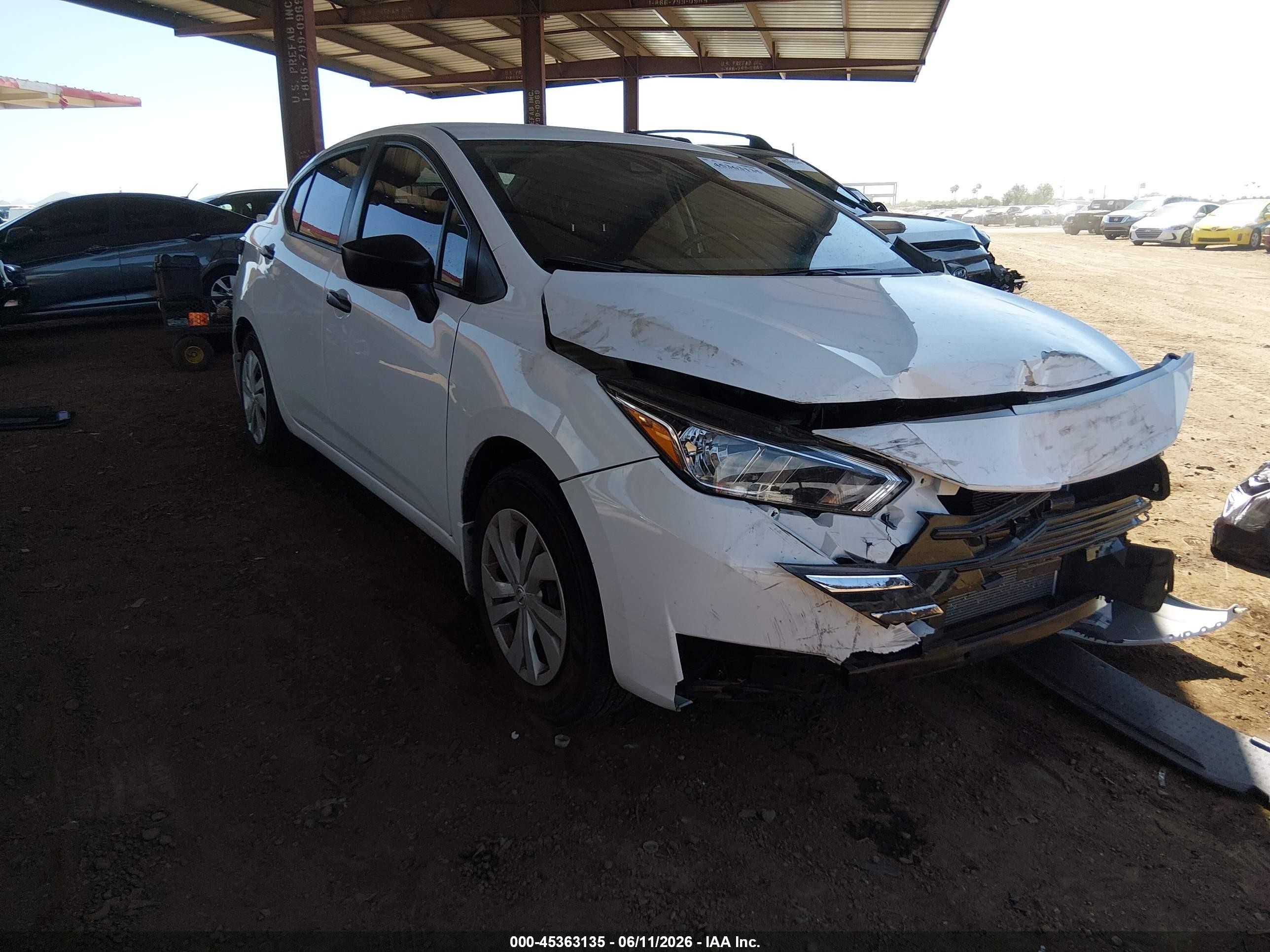 2024 Nissan Versa S, VIN 3N1CN8DV2RL929032 — Front end