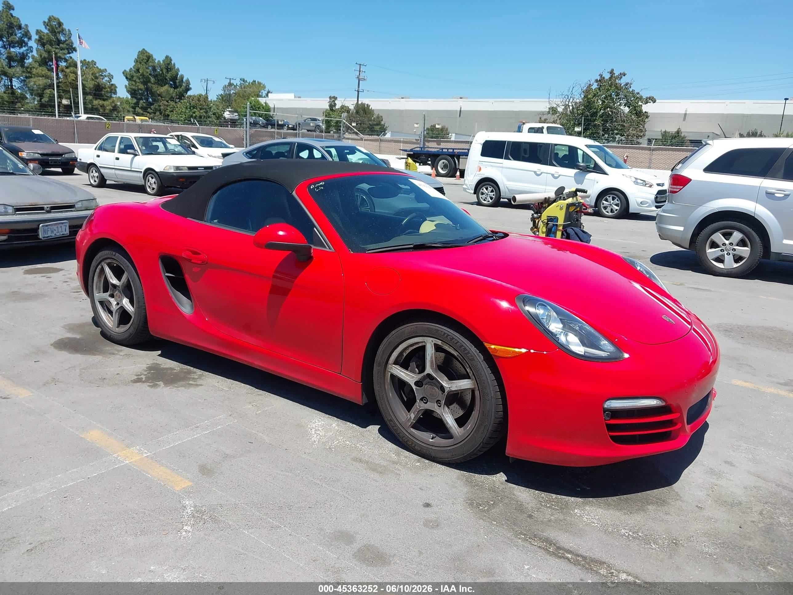 2013 Porsche Boxster, VIN WP0CA2A85DS113334 — Normal wear