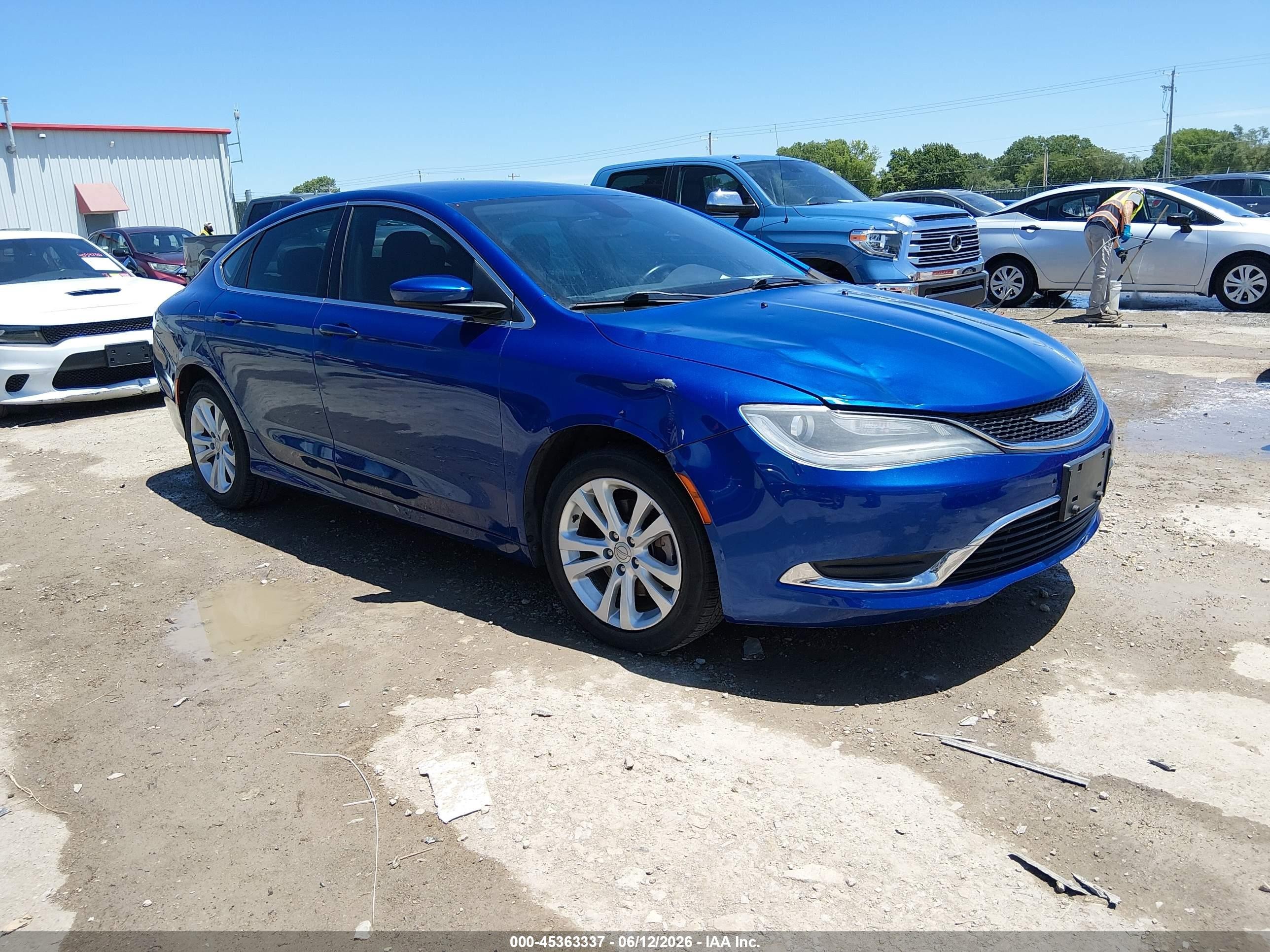 2015 Chrysler 200 Limited, VIN 1C3CCCABXFN714689 — Storm