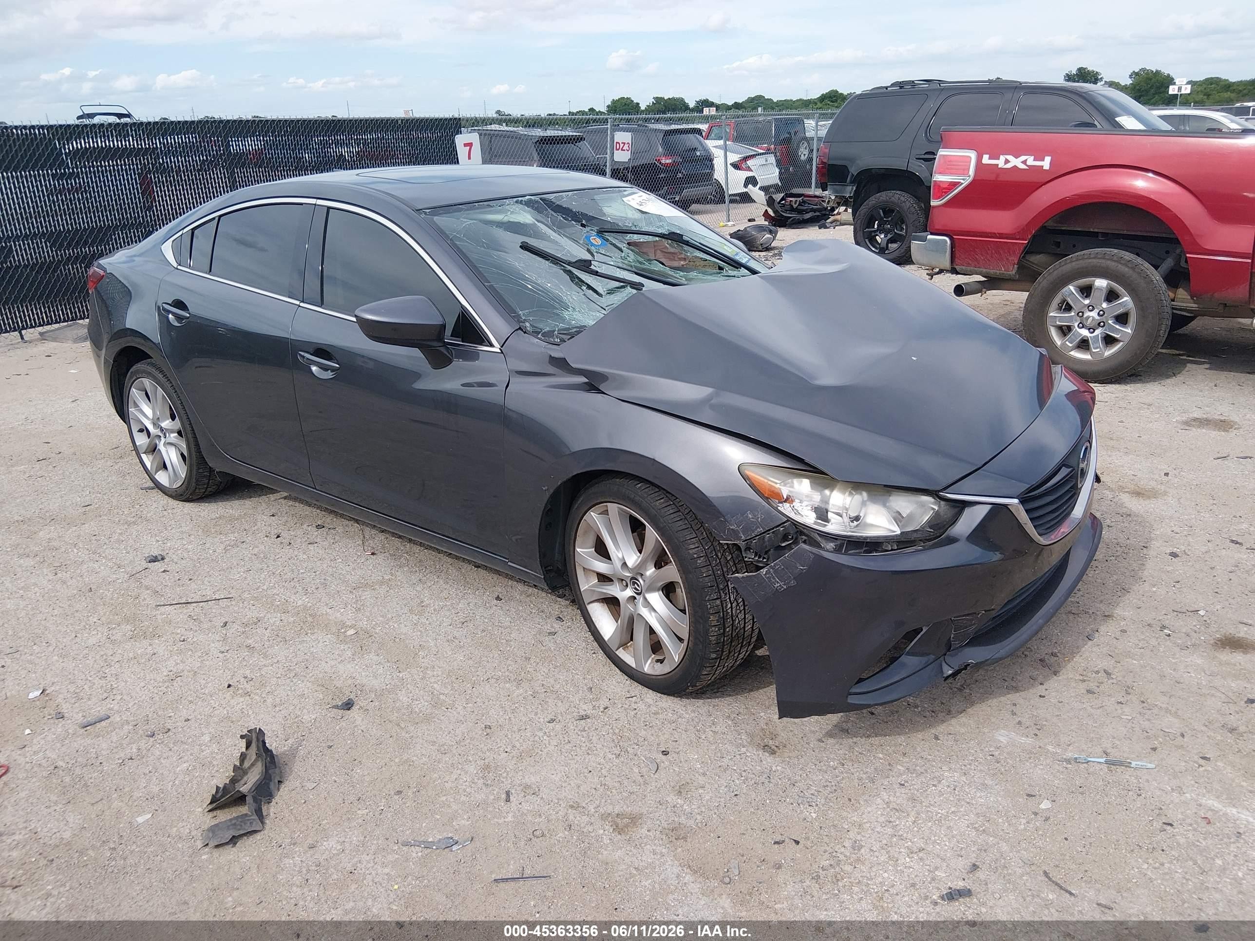 2016 Mazda 6 i Touring, VIN JM1GJ1V55G1446803 — Биологическое загрязнение