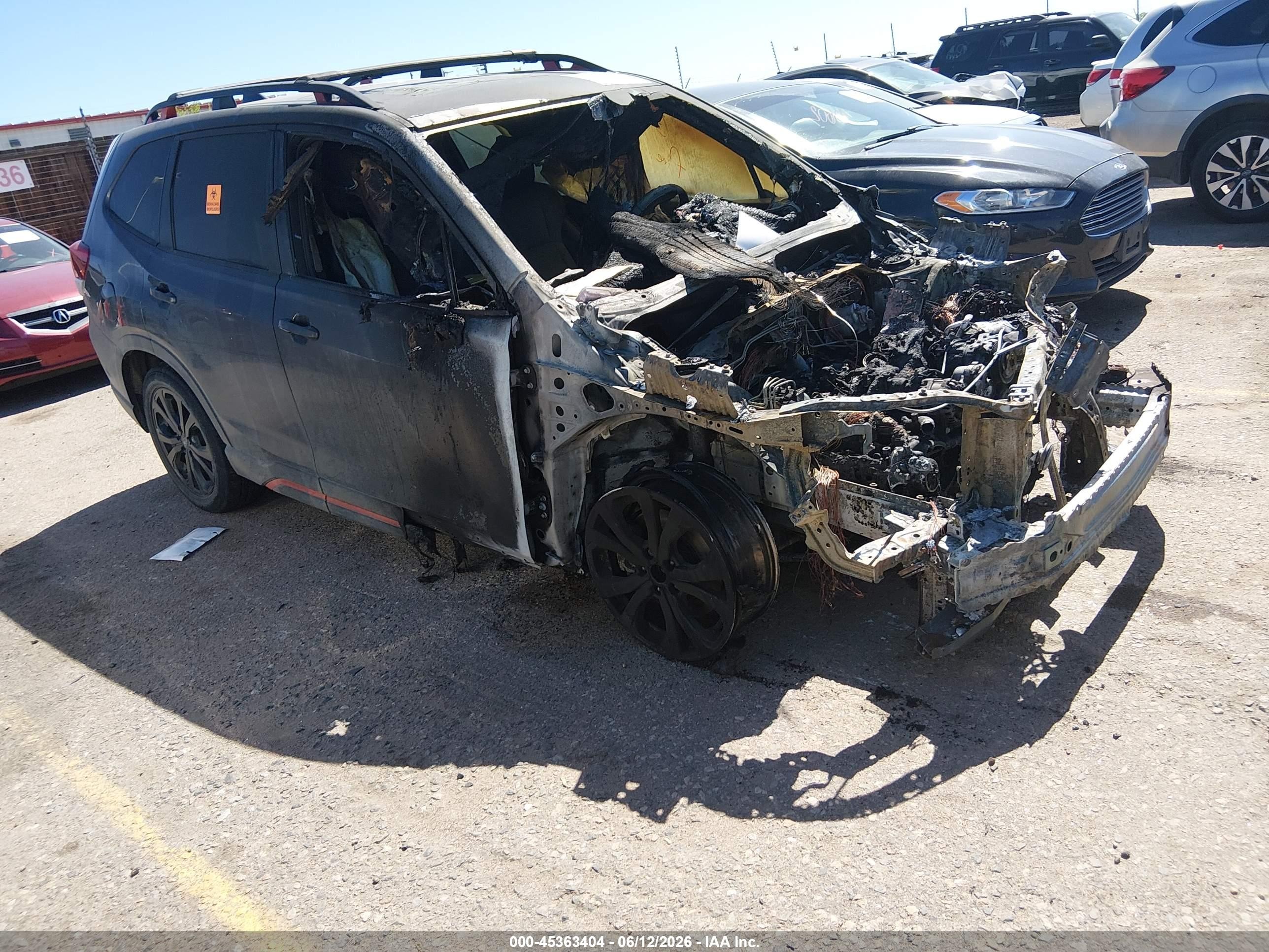 2023 Subaru Forester Special Sports, VIN JF2SKAJC7PH455412 — Burn