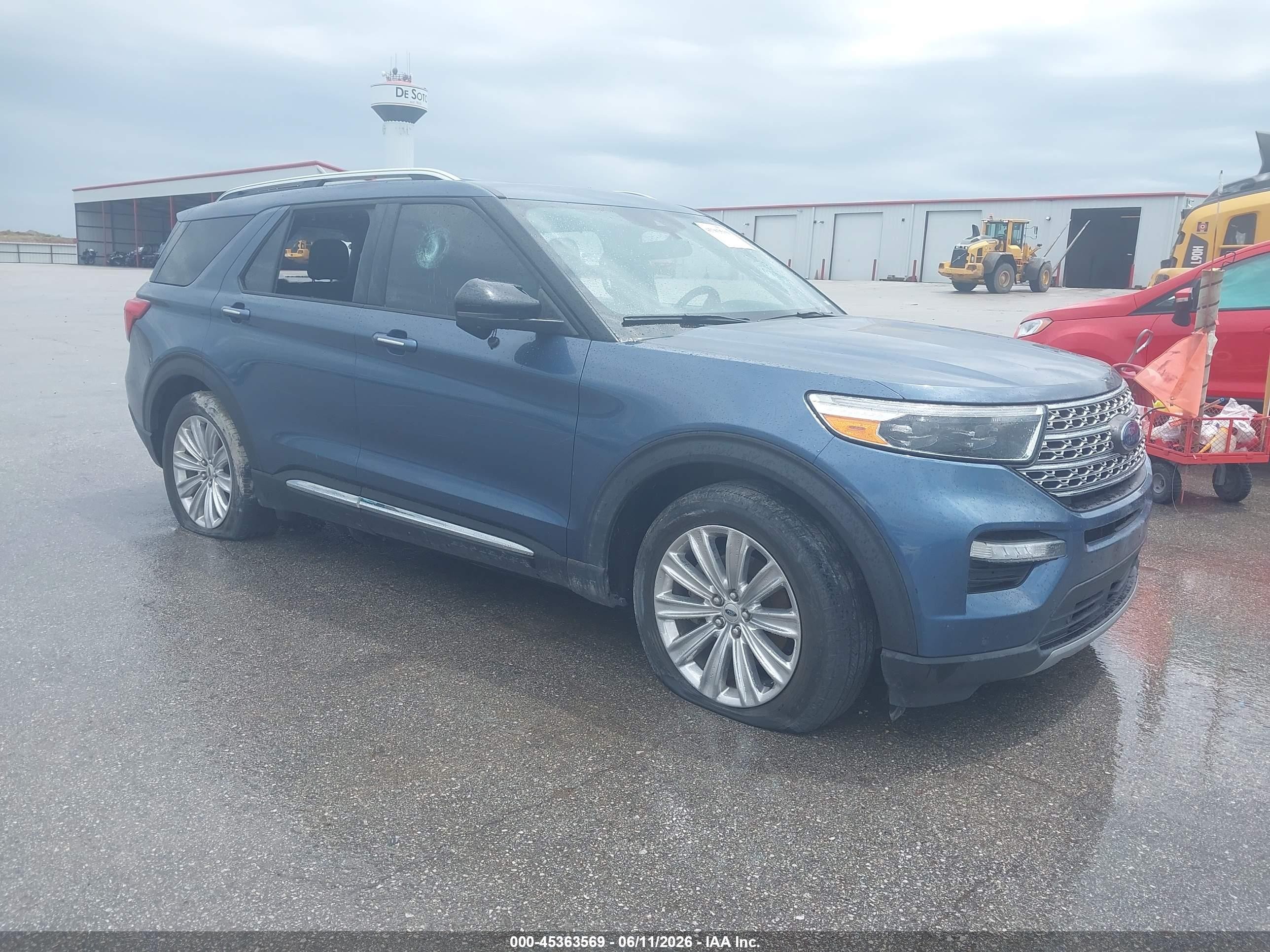 2020 Ford Explorer Limited, VIN 1FMSK7FH1LGB65605 — Vandalism