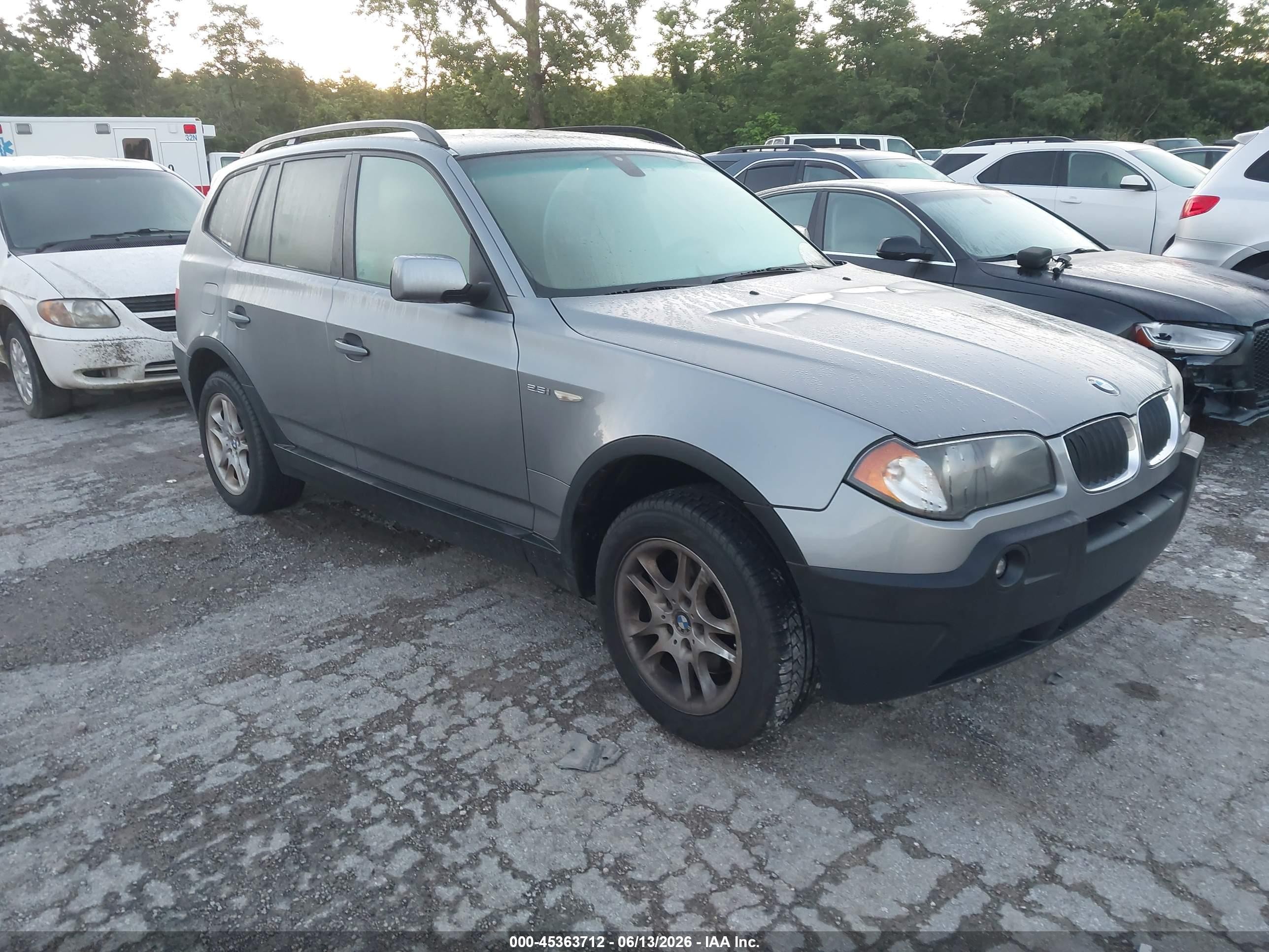 2004 BMW X3 2.5i, VIN WBXPA73464WA77838 — Normal wear