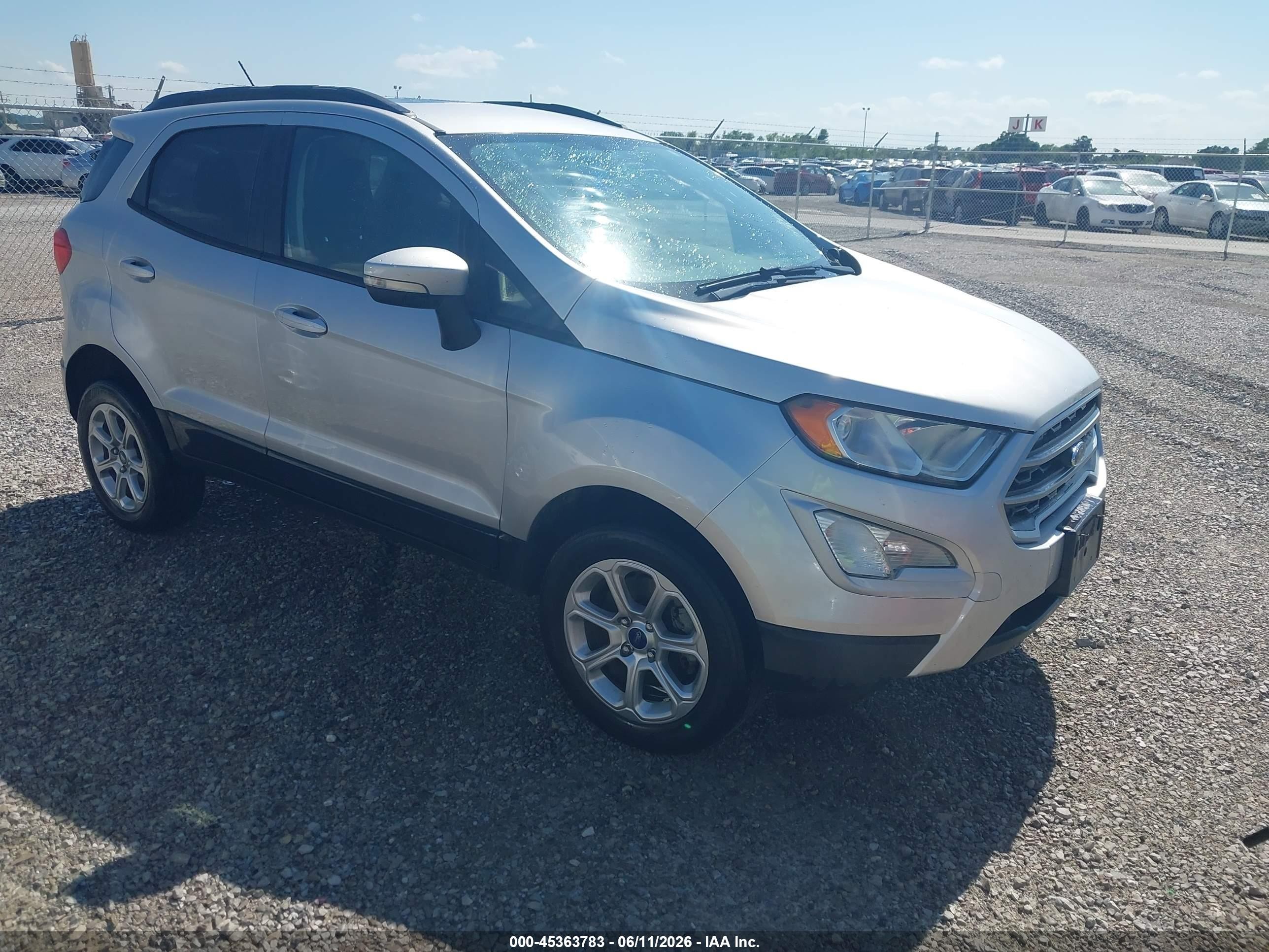 2019 Ford EcoSport SE, VIN MAJ6S3GL7KC302852 — Front end