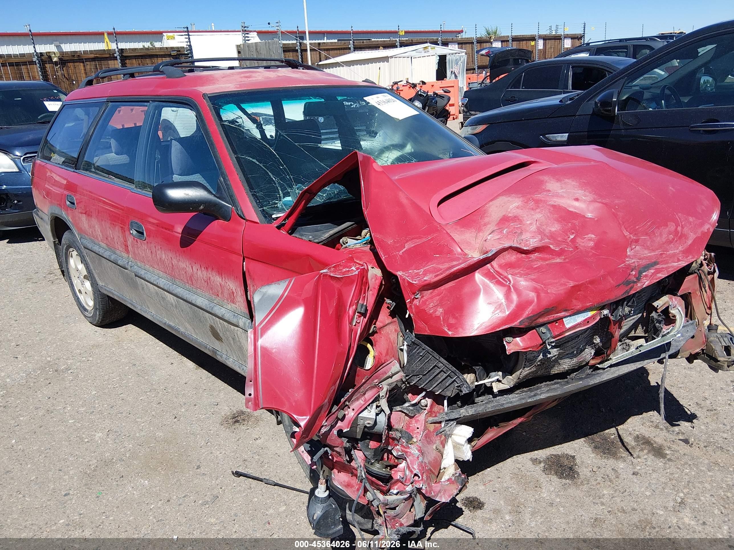 1995 Subaru Legacy L, VIN 4S3BK635XS6354816 — Front end