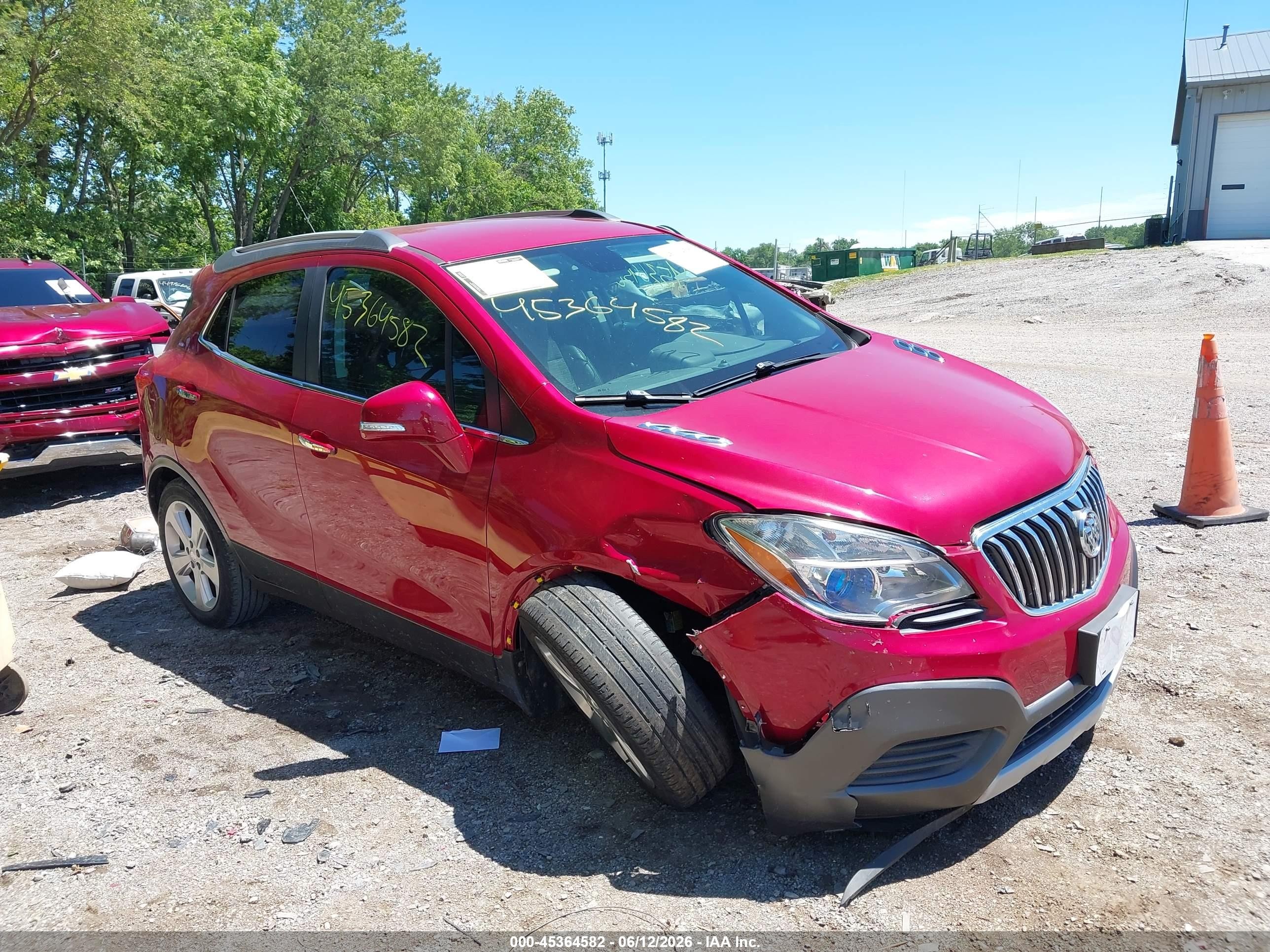 2016 Buick Encore, VIN KL4CJASB9GB624581 — Front end