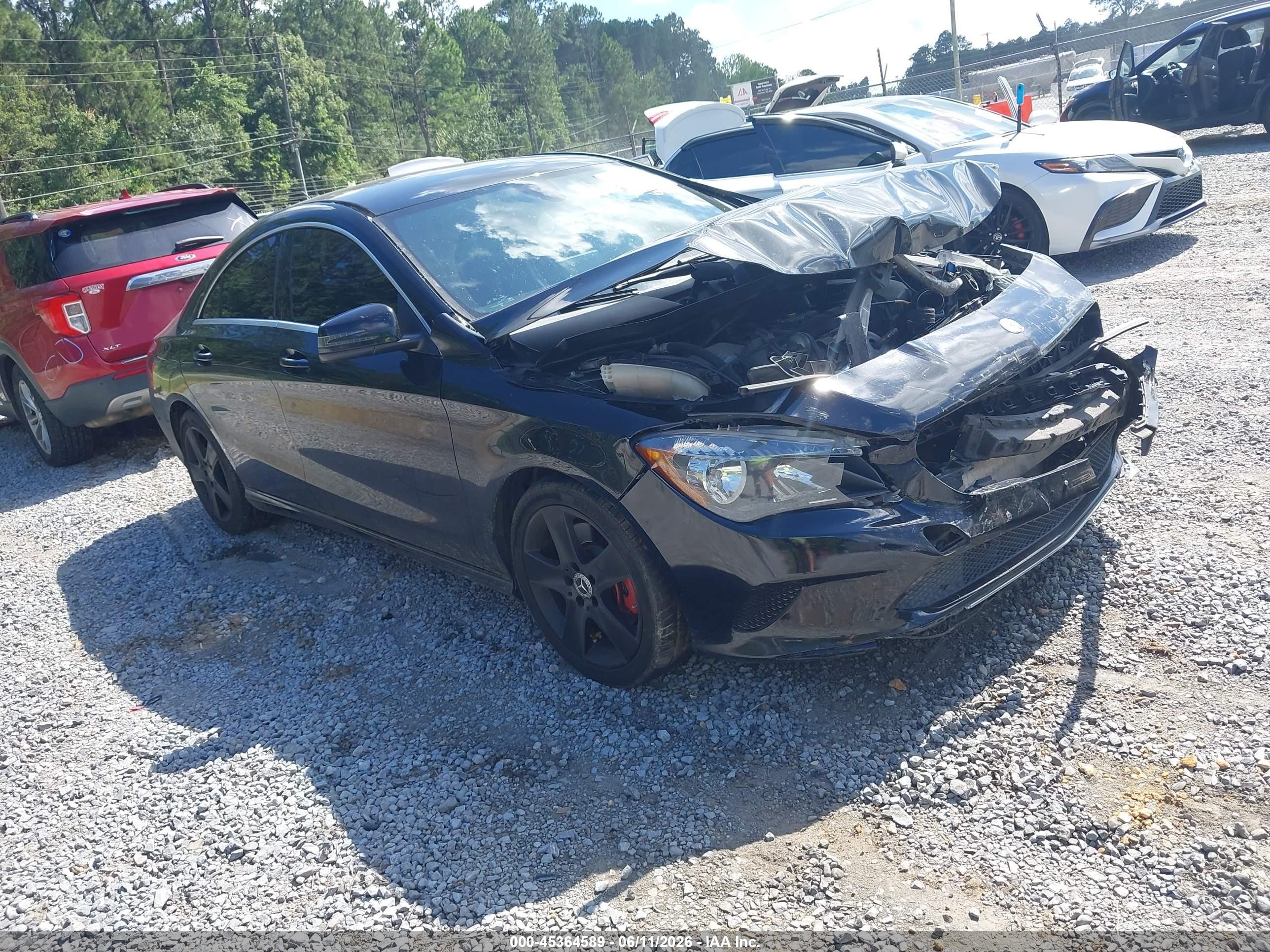 2017 Mercedes-Benz CLA 250, VIN WDDSJ4EB9HN478879 — Front end