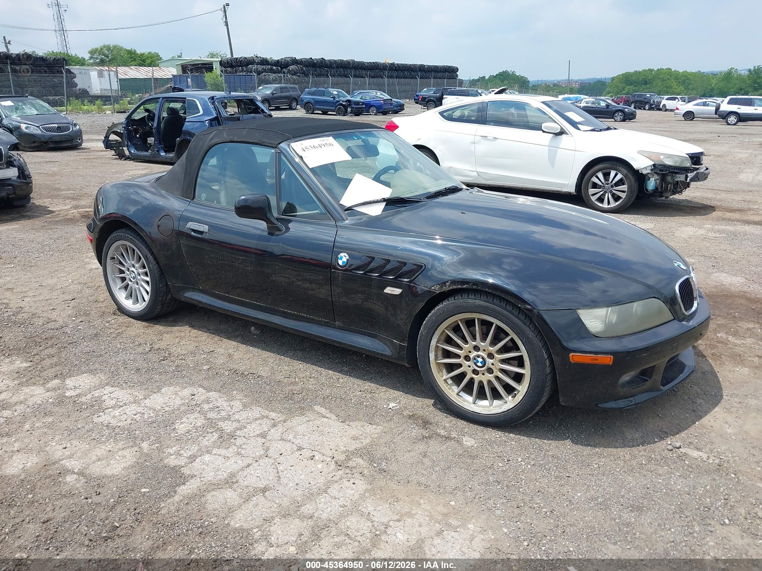 2001 BMW Z3 3.0, VIN WBACN53411LJ59293 — Not stated