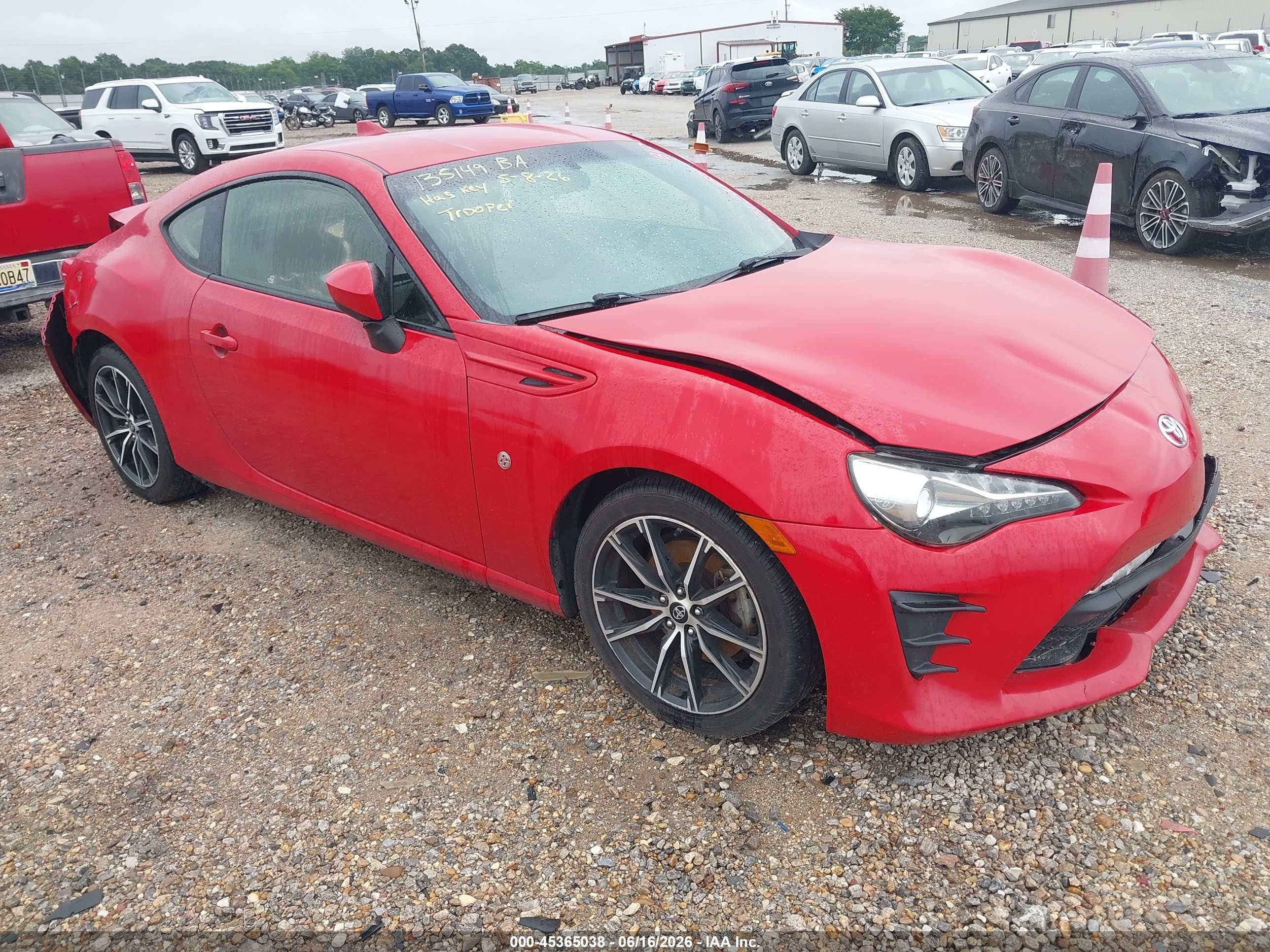2017 Toyota 86, VIN JF1ZNAA19H8710118 — All over