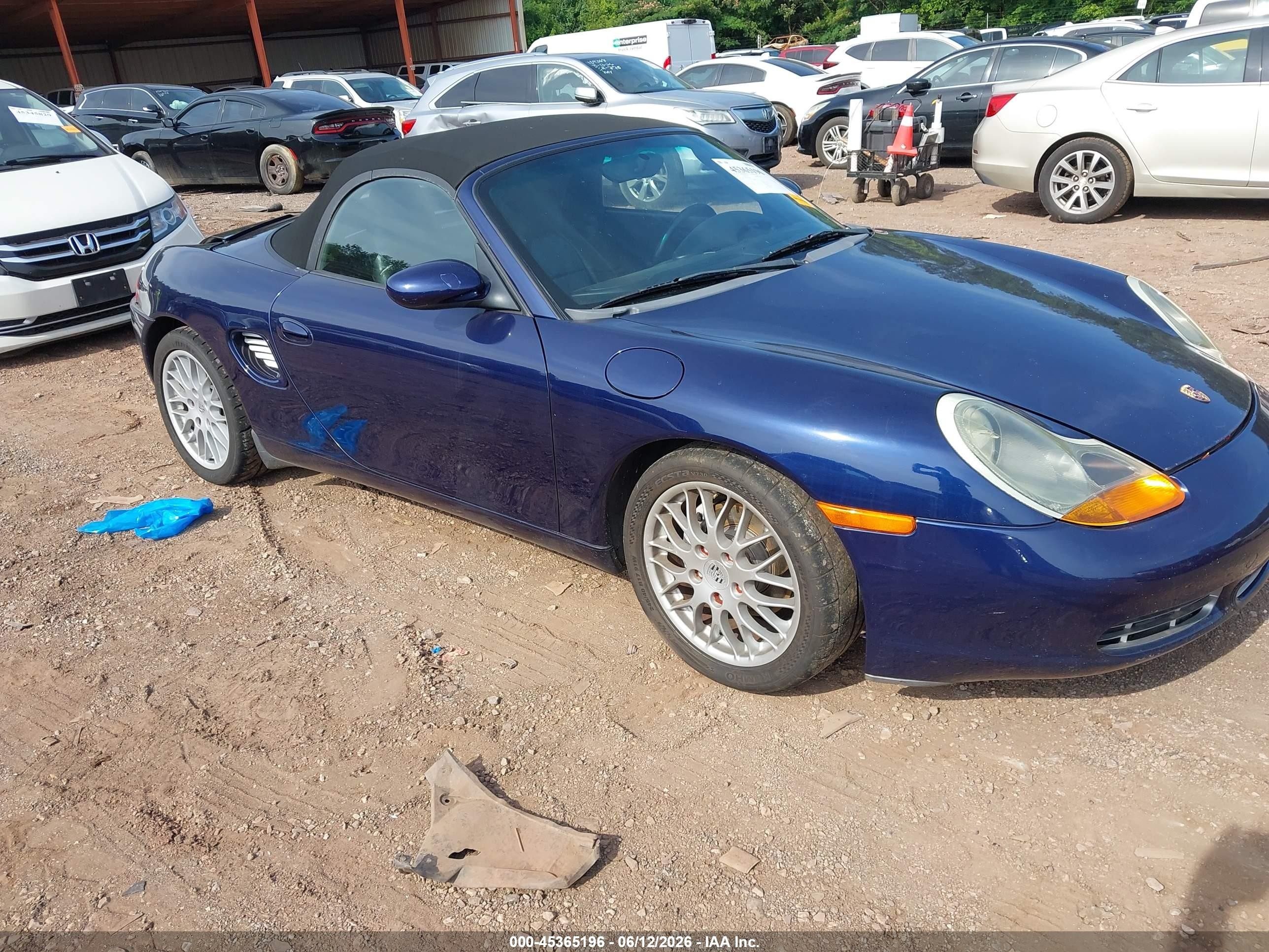 2001 Porsche Boxster, VIN WP0CA29861U621008 — Зад