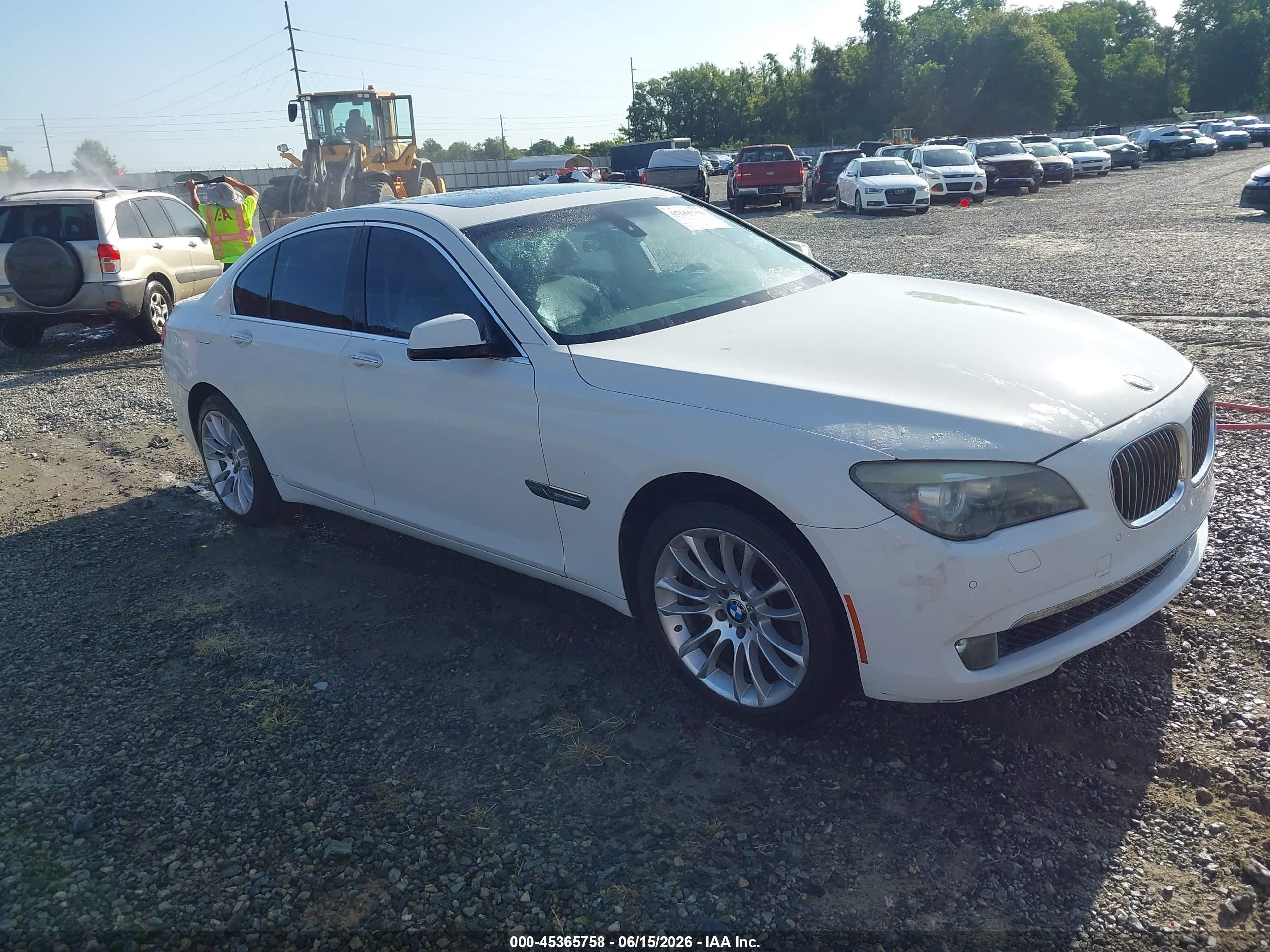 2011 BMW 7 Series 740i, VIN WBAKA4C51BC392439 — Rear end