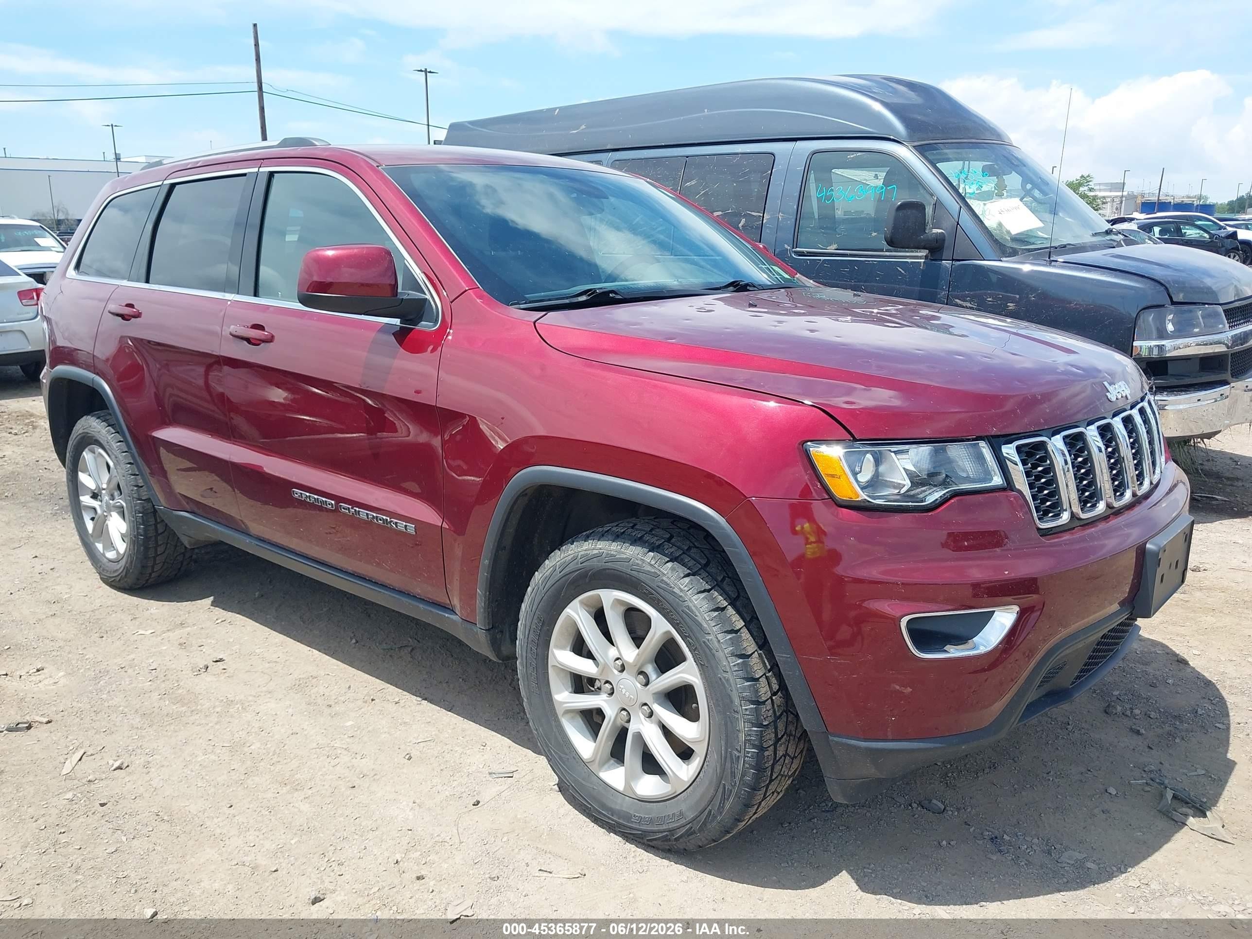 2021 Jeep Grand Cherokee Laredo X, VIN 1C4RJFAG1MC692096 — Hail