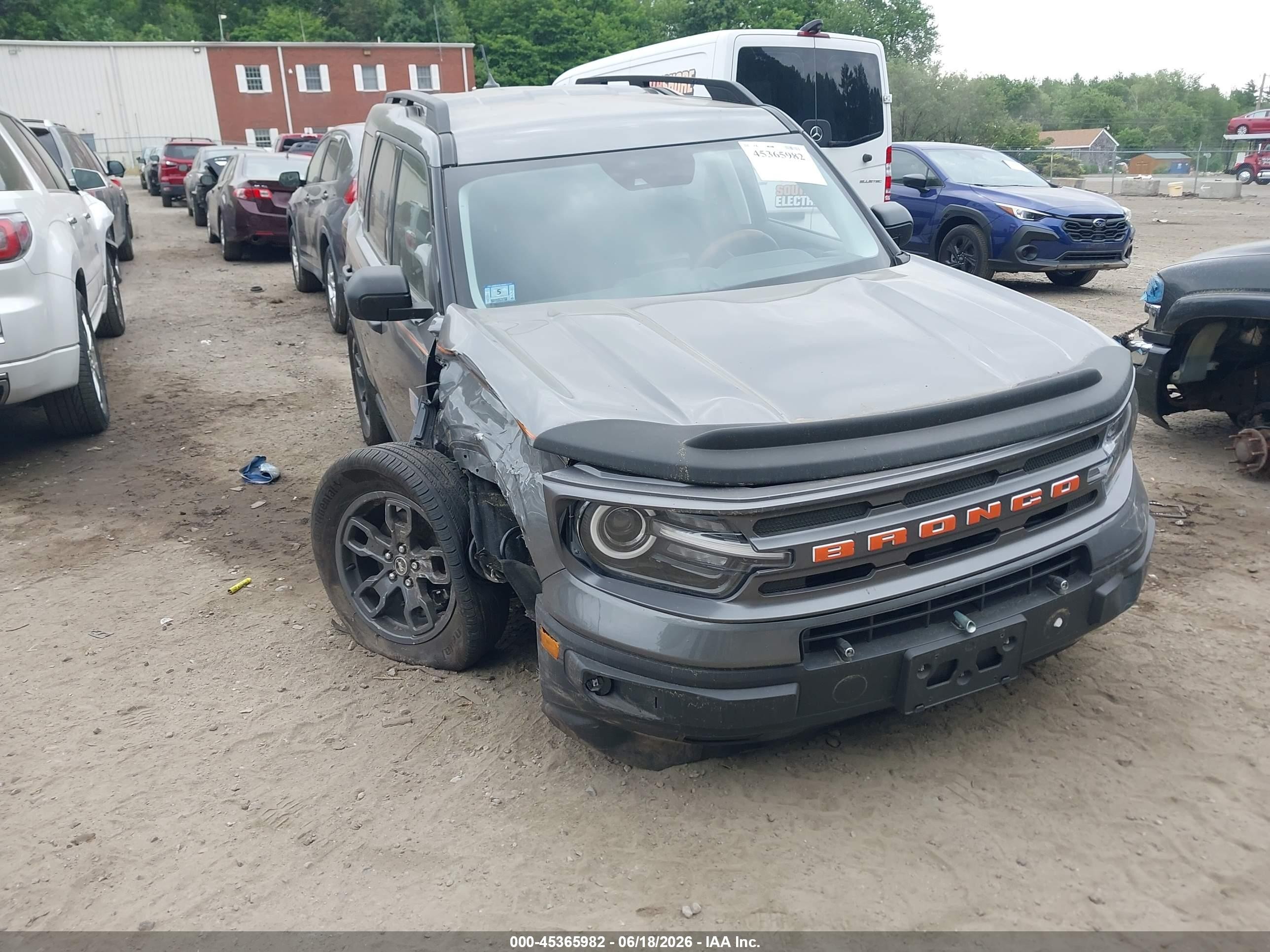 2023 Ford Bronco Sport Big Bend, VIN 3FMCR9B63PRD56747 — Front end
