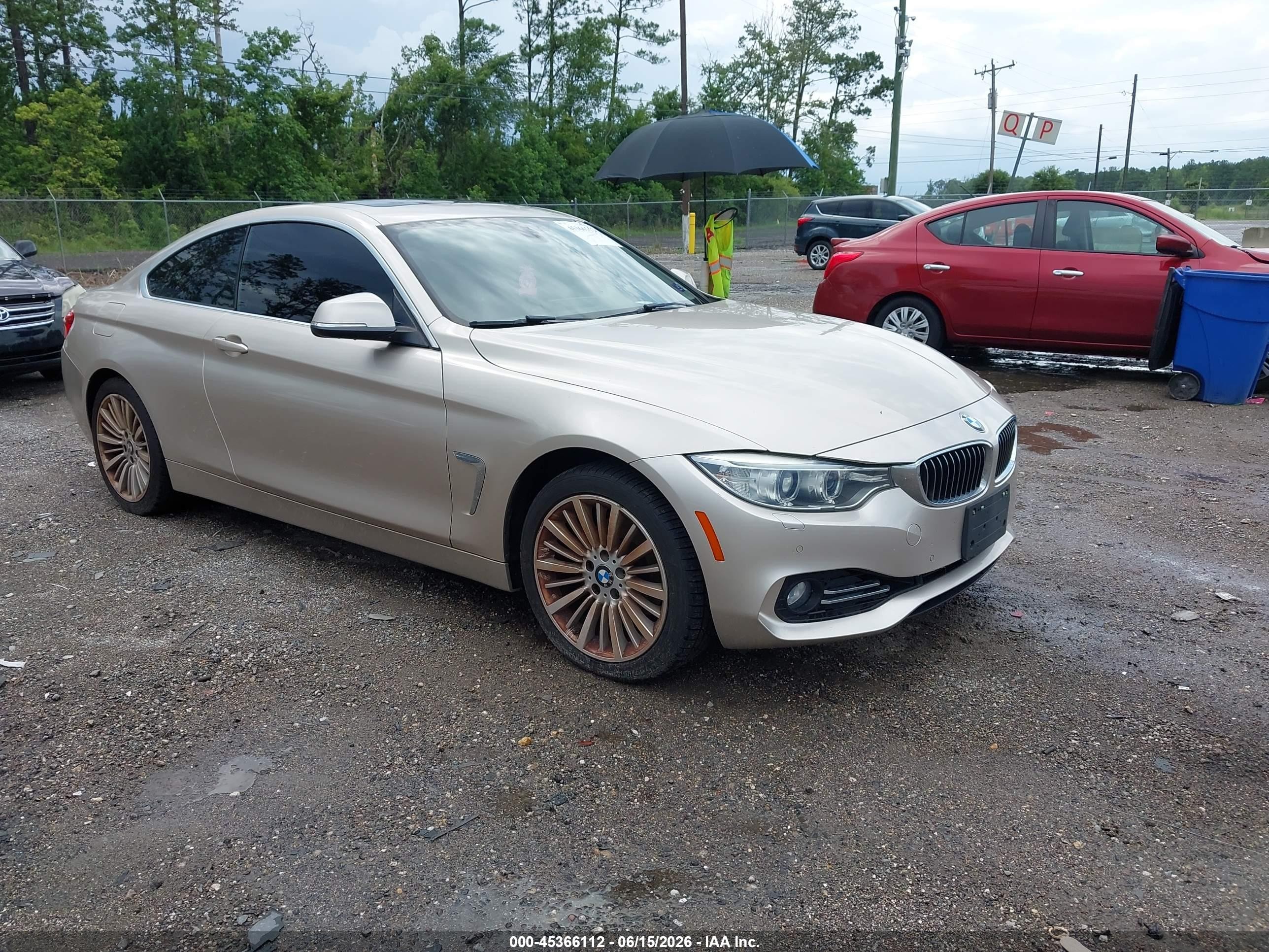 2015 BMW 4 Series 428i xDrive, VIN WBA3N9C56FK246331 — Water / flood