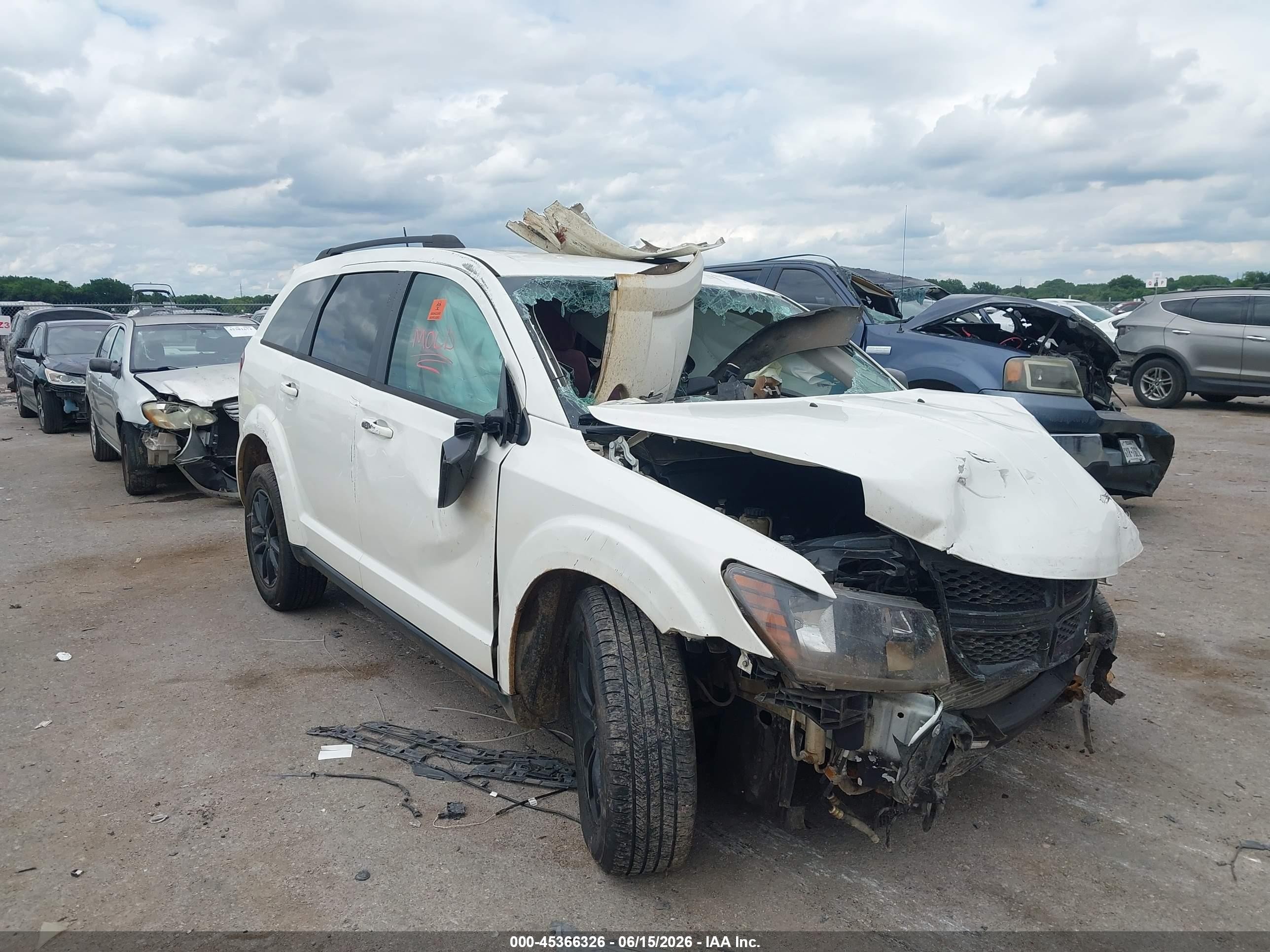 2018 Dodge Journey SE, VIN 3C4PDCAB6JT524486 — Biohazard / chemical