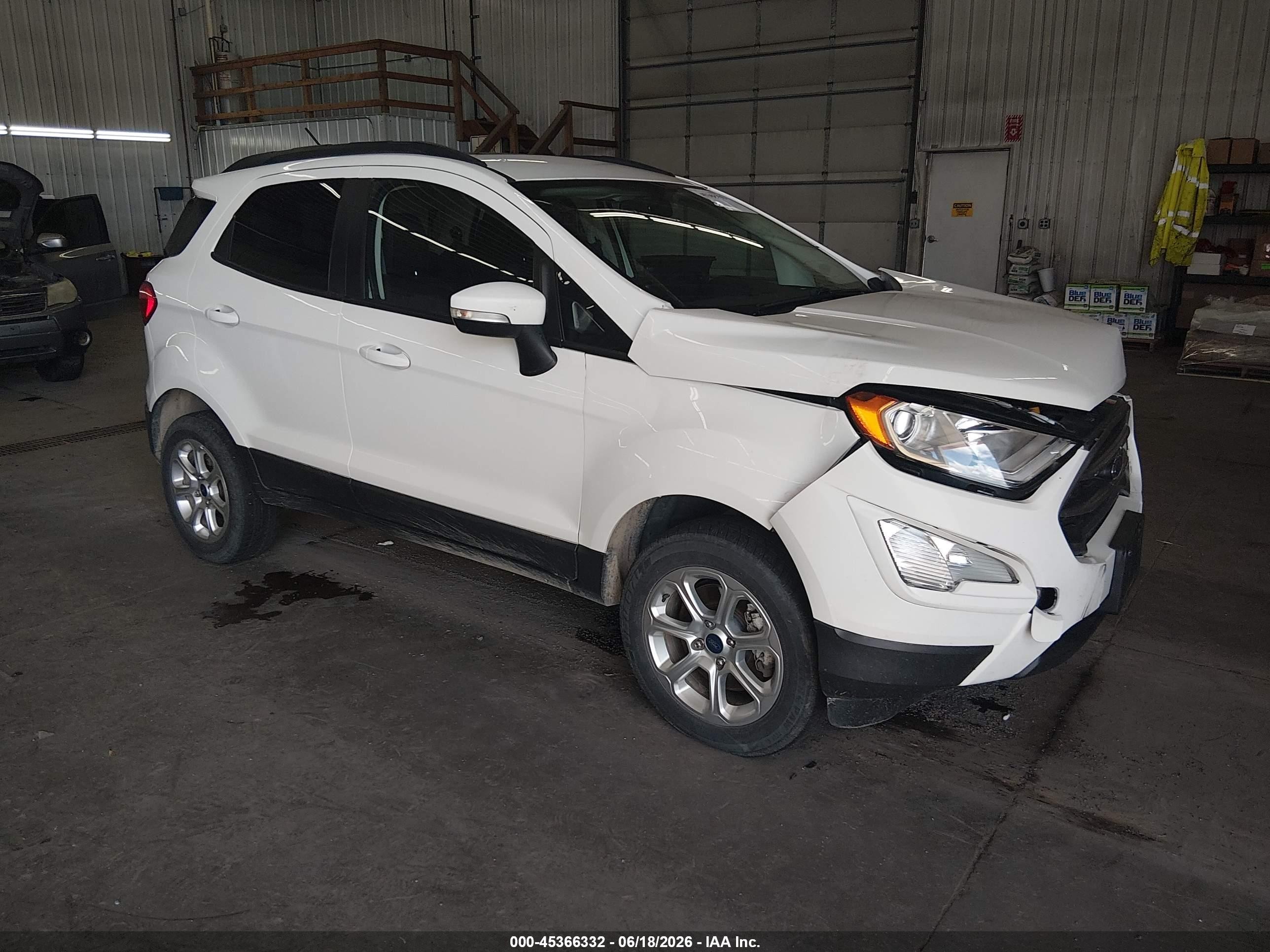 2019 Ford EcoSport SE, VIN MAJ6S3GL0KC268267 — Front end