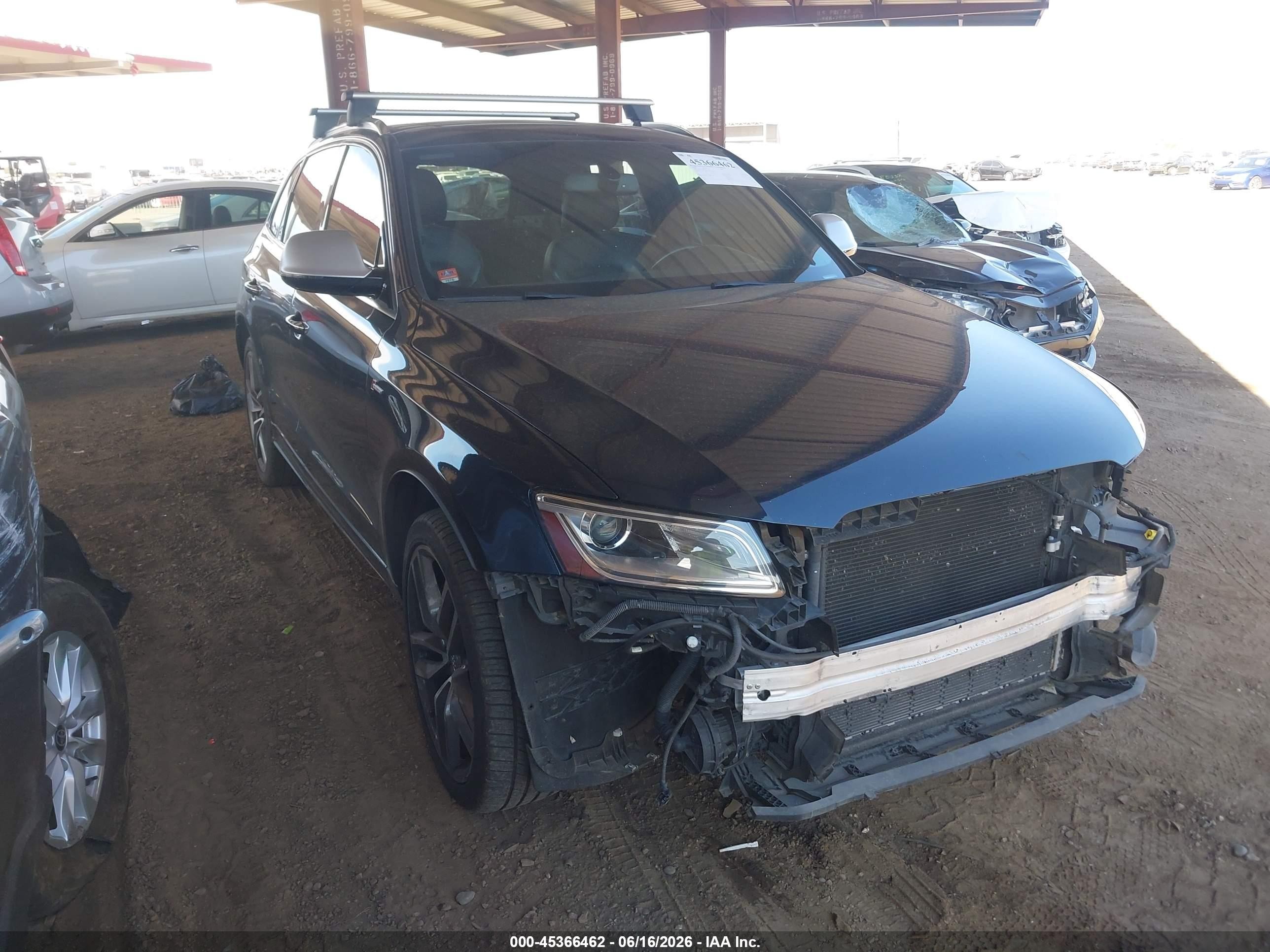 2015 Audi SQ5 Premium Plus, VIN WA1CGAFP4FA130122 — Front end