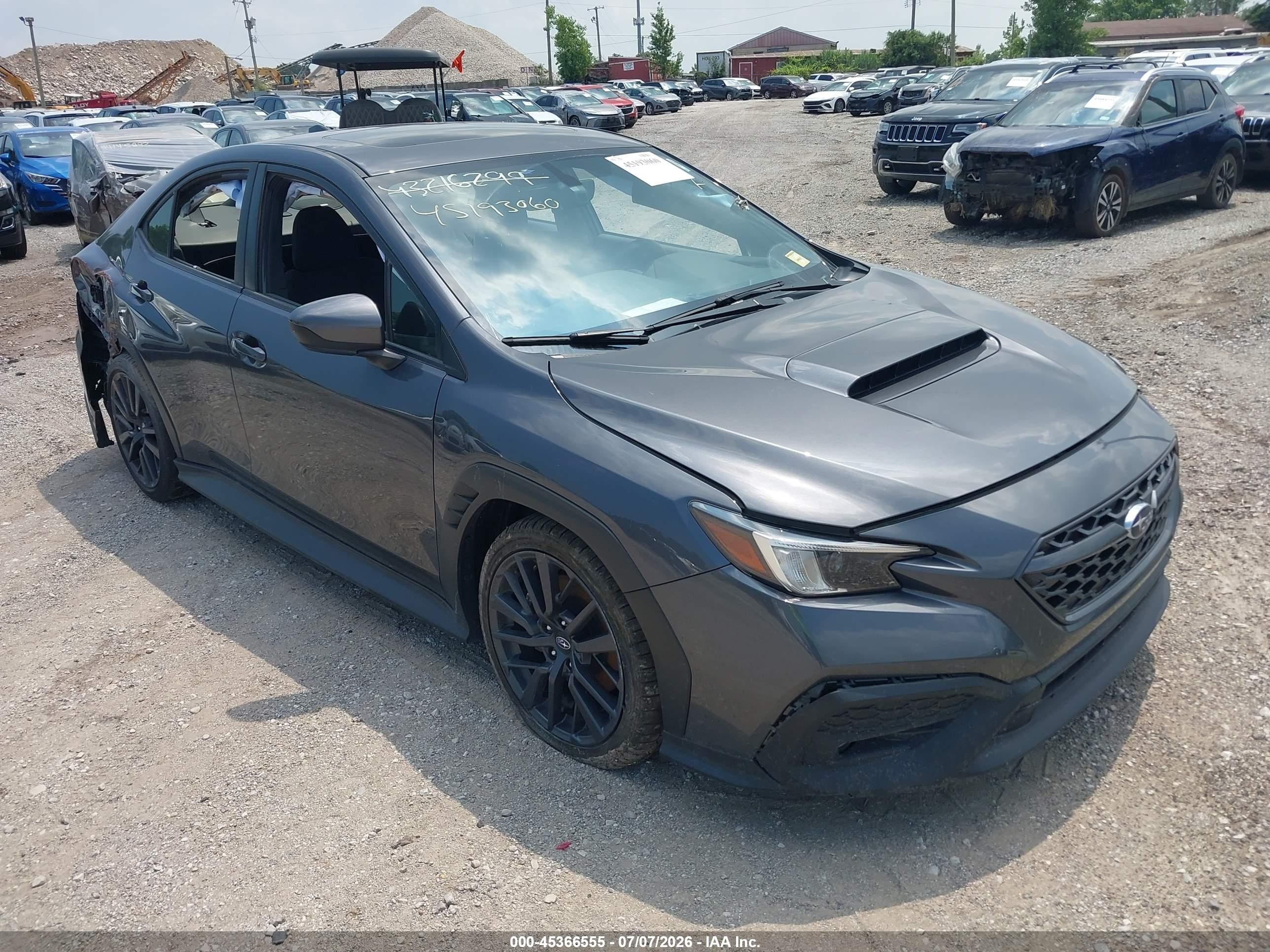 2023 Subaru WRX Premium, VIN JF1VBAF66P9808785 — Rear end