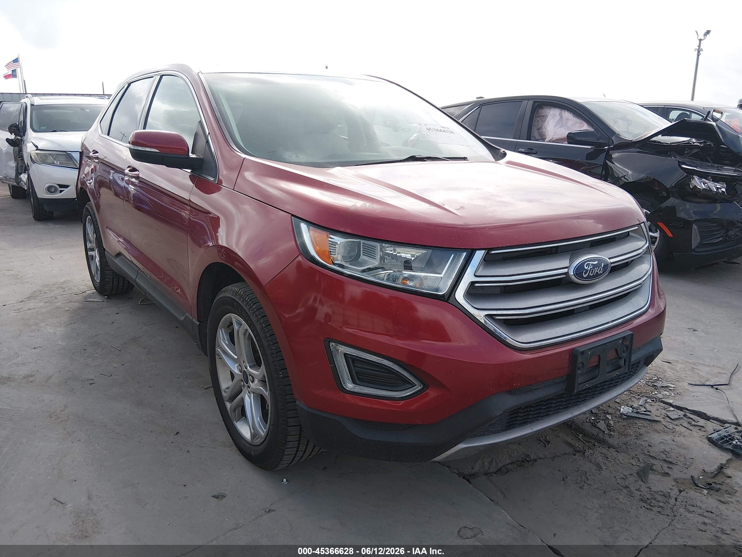 2017 Ford Edge Titanium, VIN 2FMPK3K94HBB23747 — Side