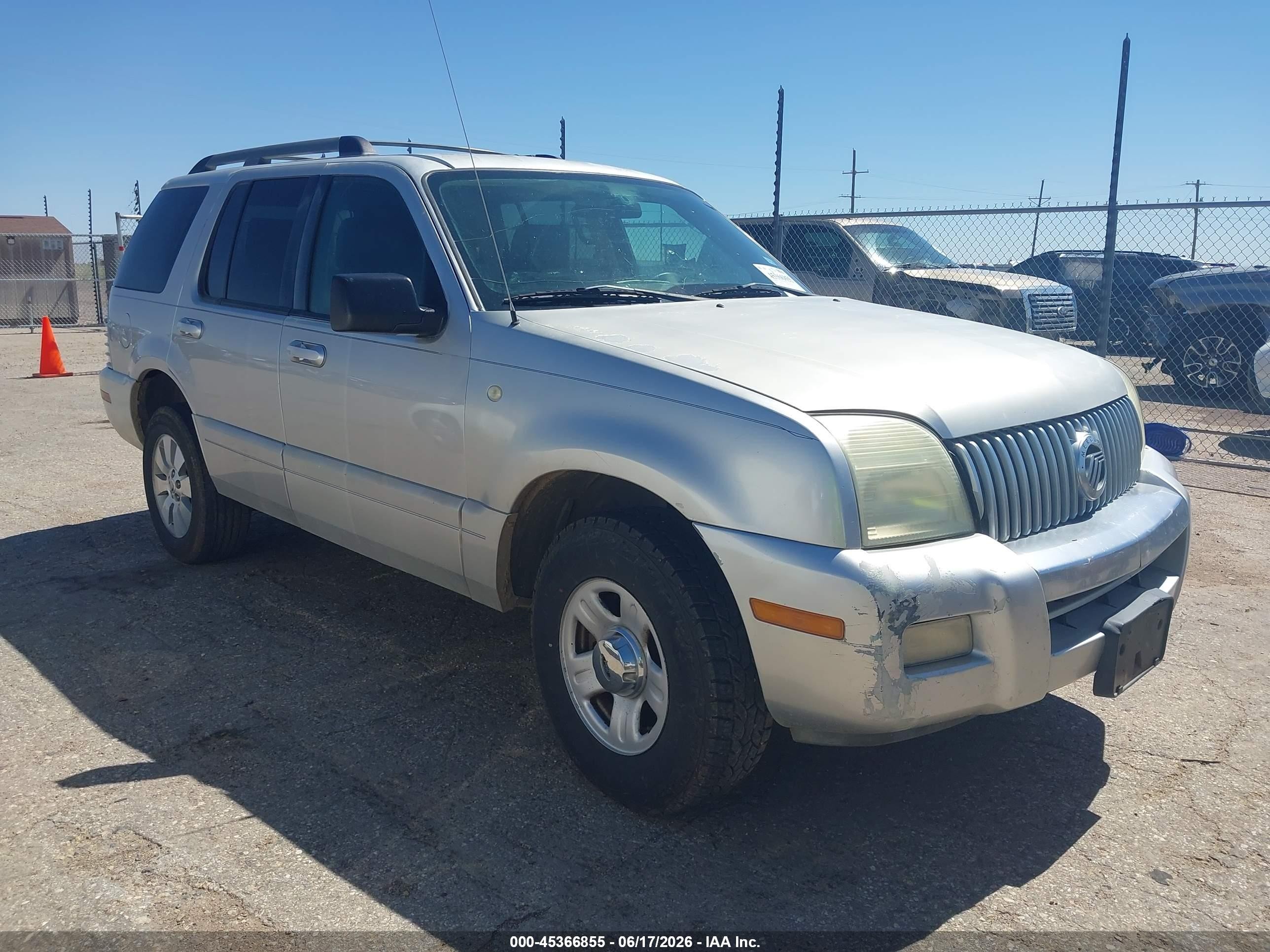 2006 Mercury Mountaineer Convenience, VIN 4M2EU36E16UJ06192 — Normal wear