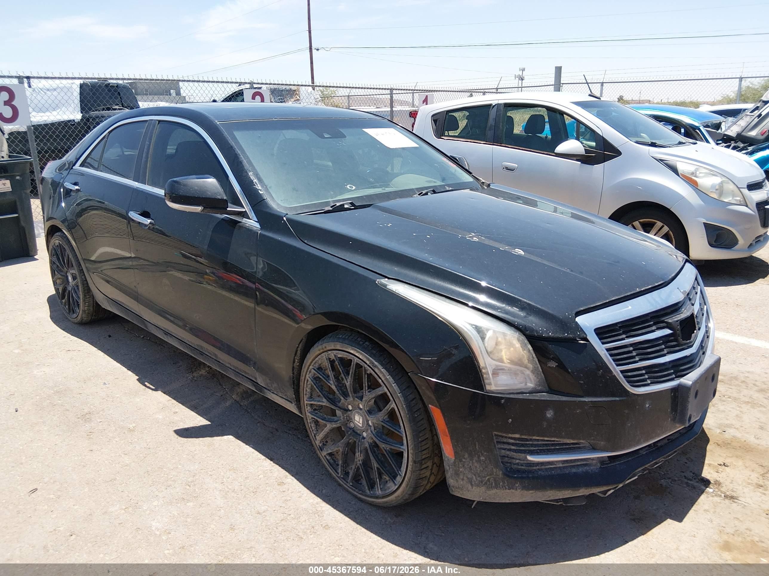 2015 Cadillac ATS Luxury RWD, VIN 1G6AB5SX1F0107608 — Front end