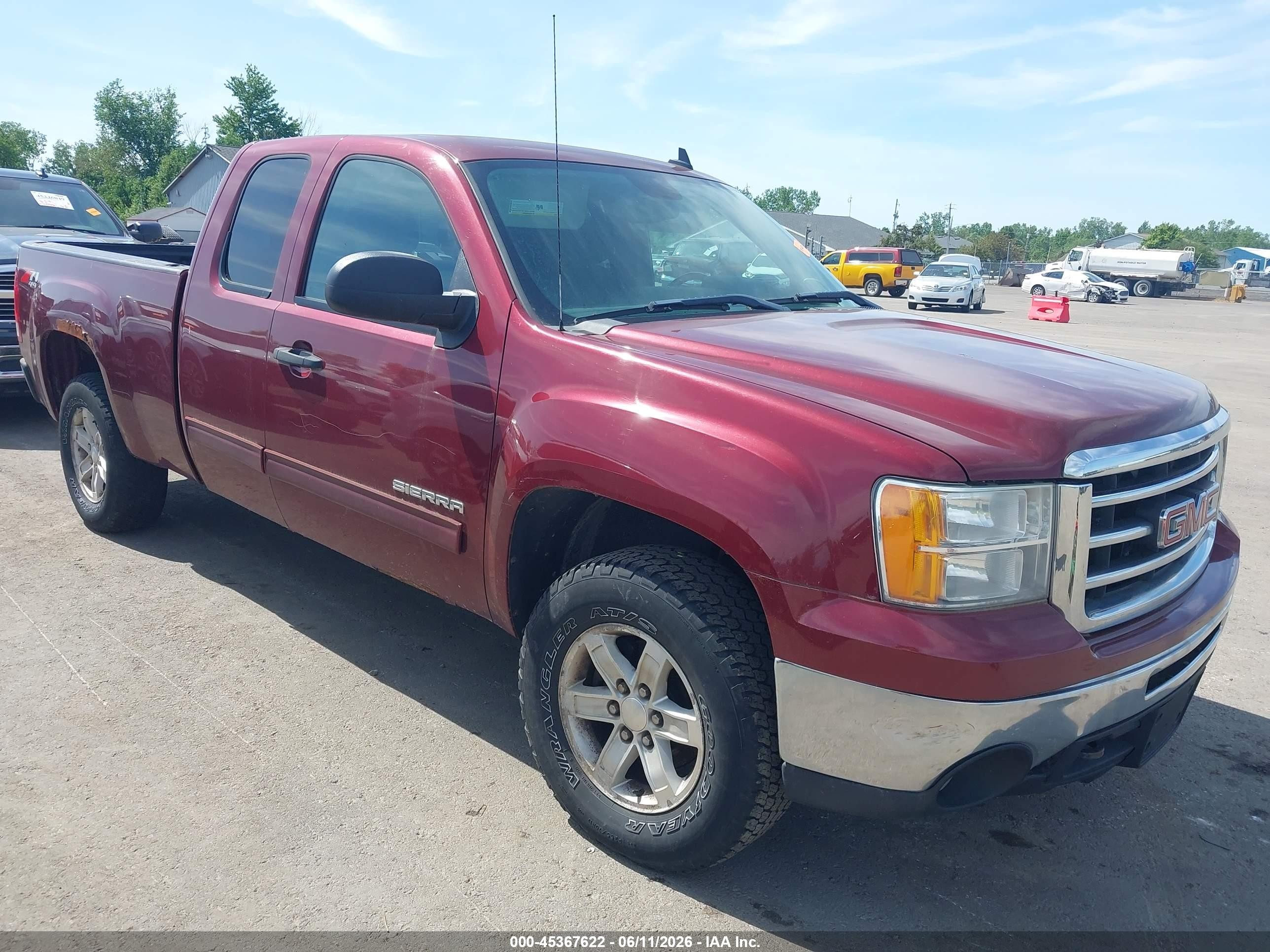 2013 GMC Sierra 1500 SLE, VIN 1GTR2VE78DZ287710 — Обычный износ