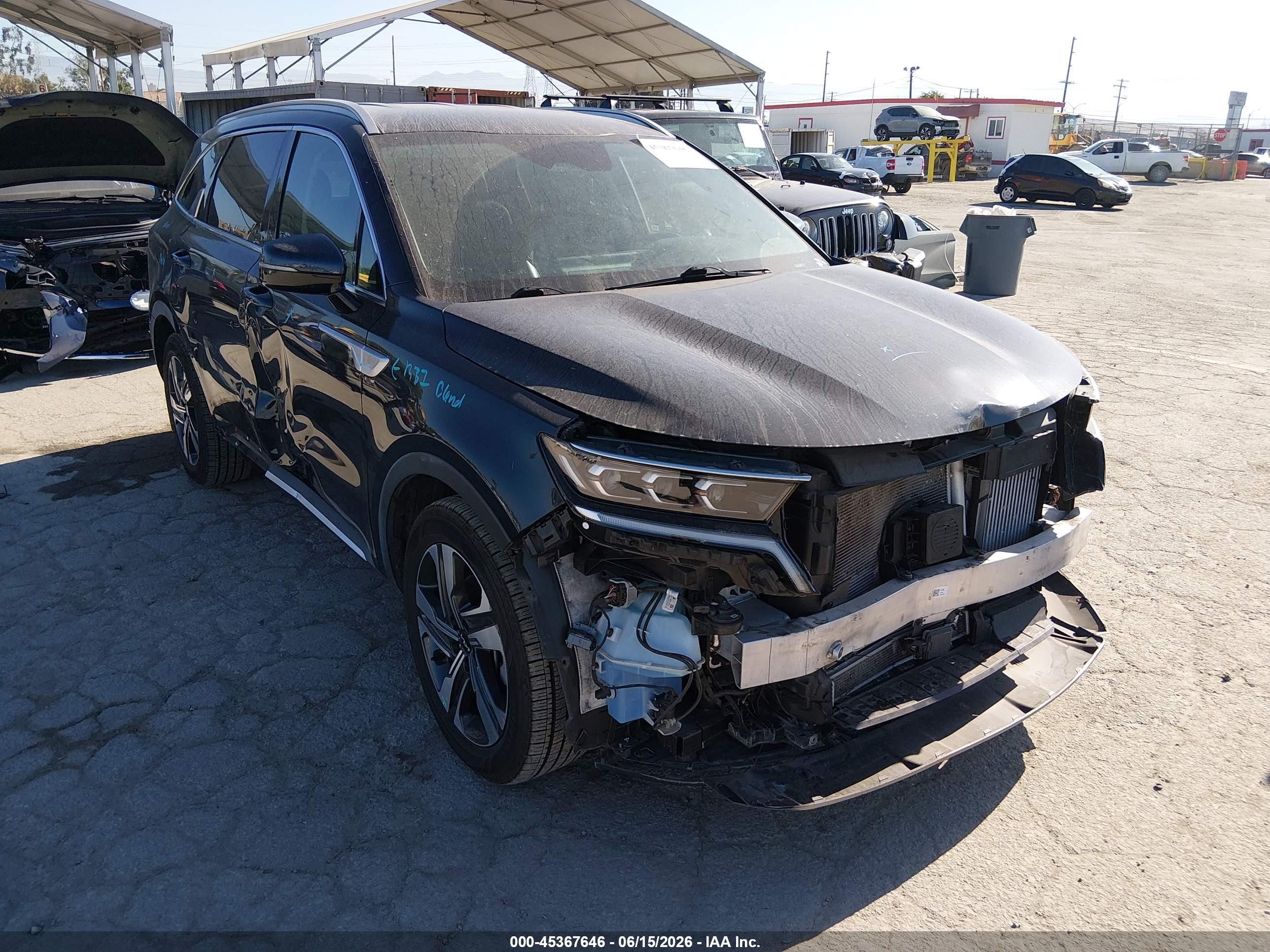 2022 Kia Sorento SX, VIN KNDRJDLH4N5069331 — Front end