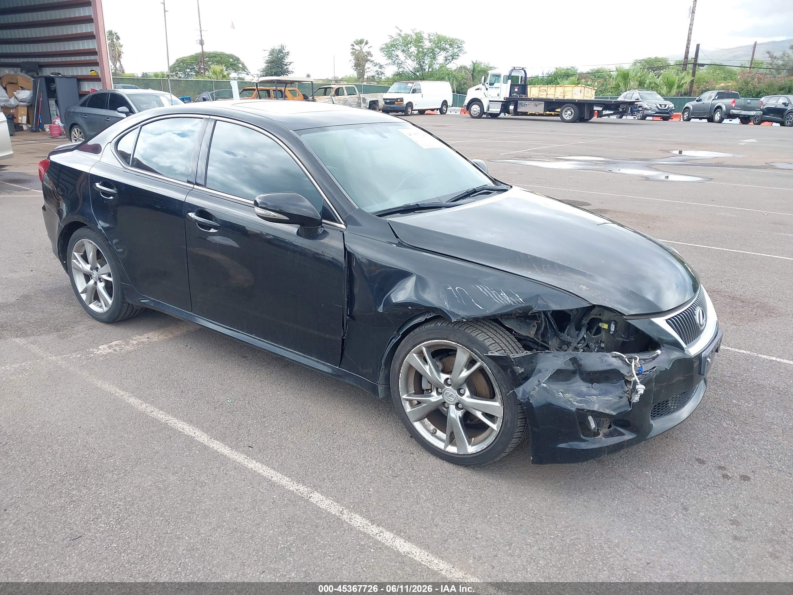 2009 Lexus IS 250, VIN JTHBK262995095681 — Front end