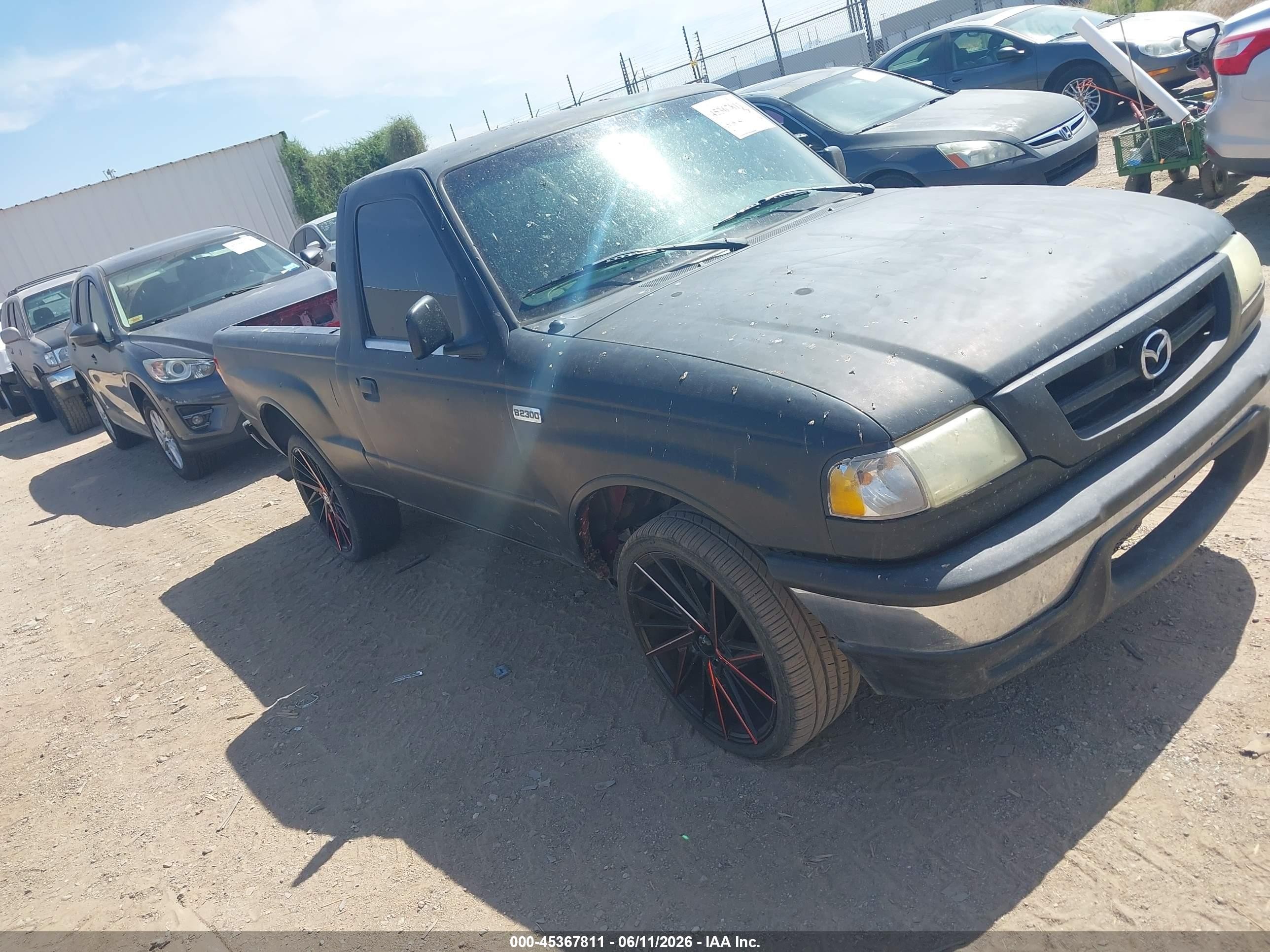 2003 Mazda B-Series SX, VIN 4F4YR12D43TM18652 — Normal wear
