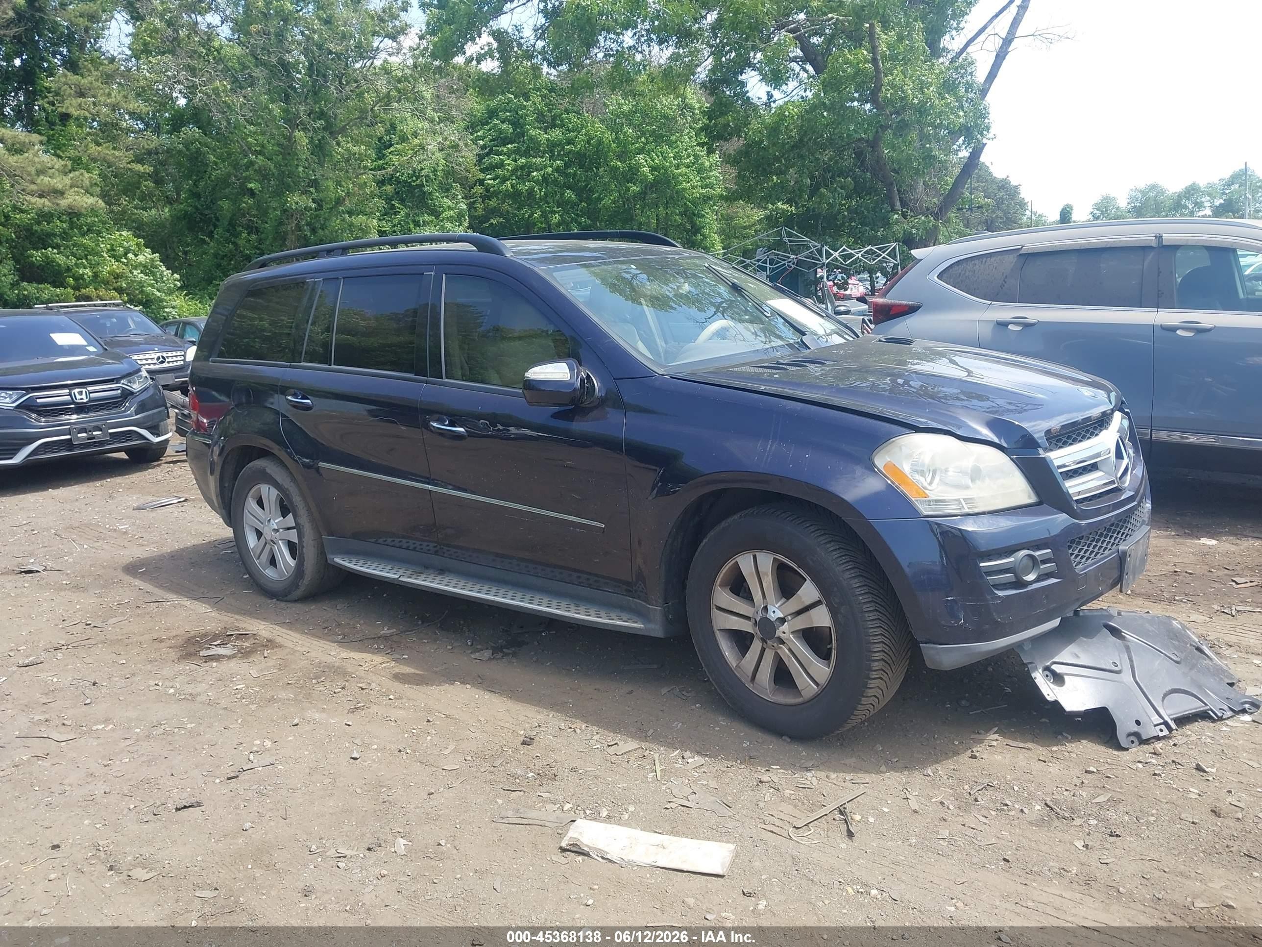 2009 Mercedes-Benz GL 450, VIN 4JGBF71E19A456747 — Side