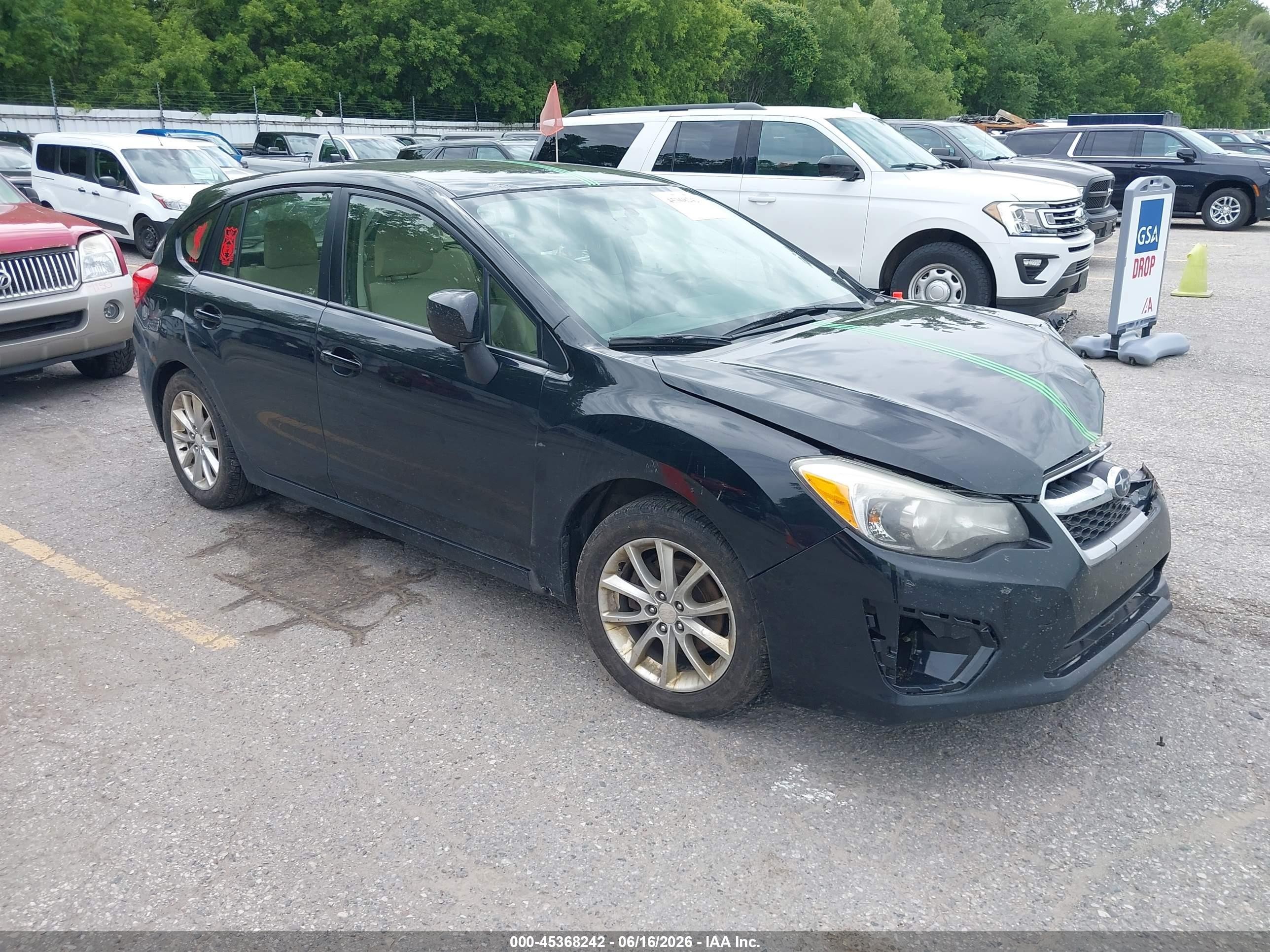 2014 Subaru Impreza Premium, VIN JF1GPAC61E8313234 — Front end