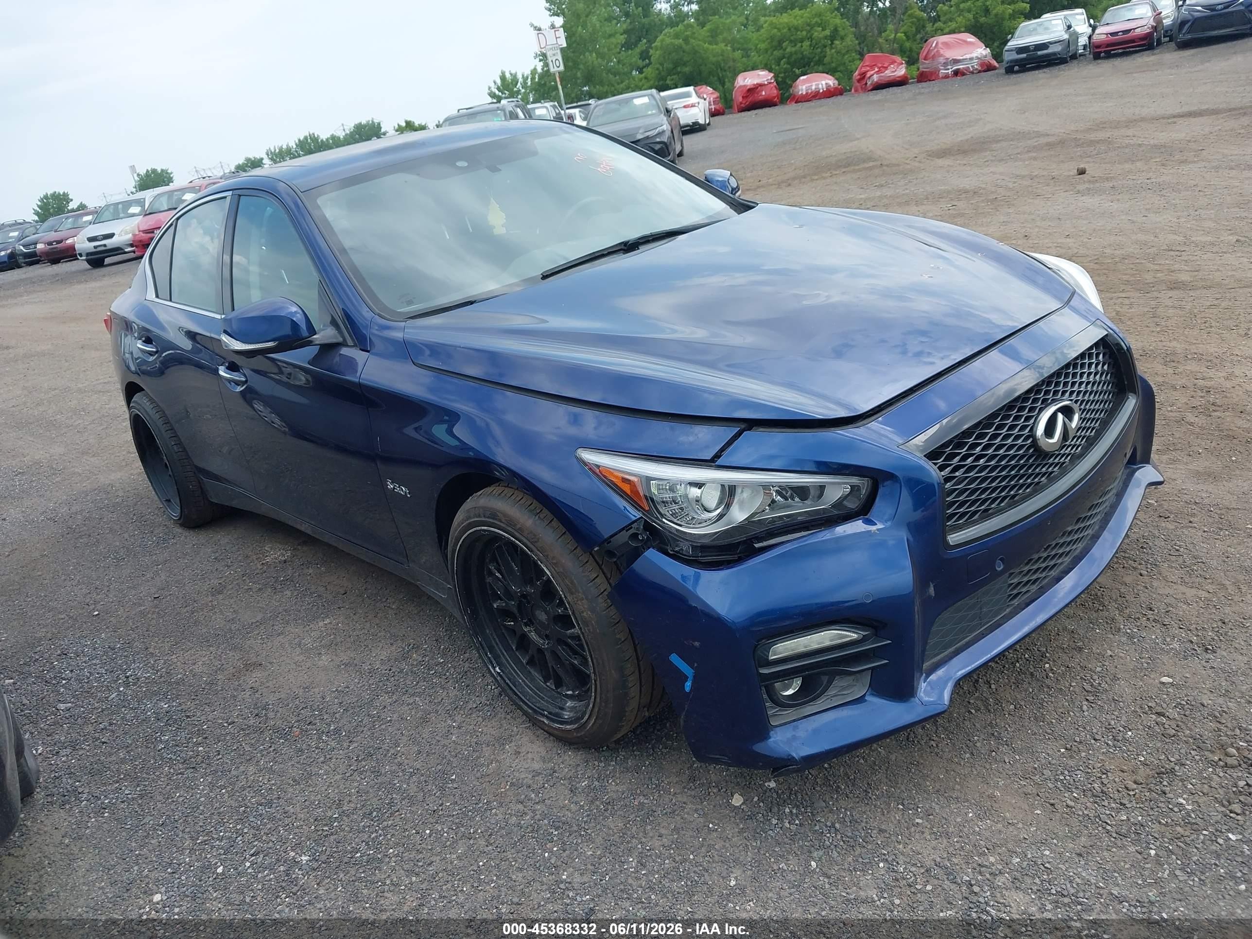 2016 Infiniti Q50 Red Sport 400, VIN JN1FV7AR6GM451053 — Mechanical