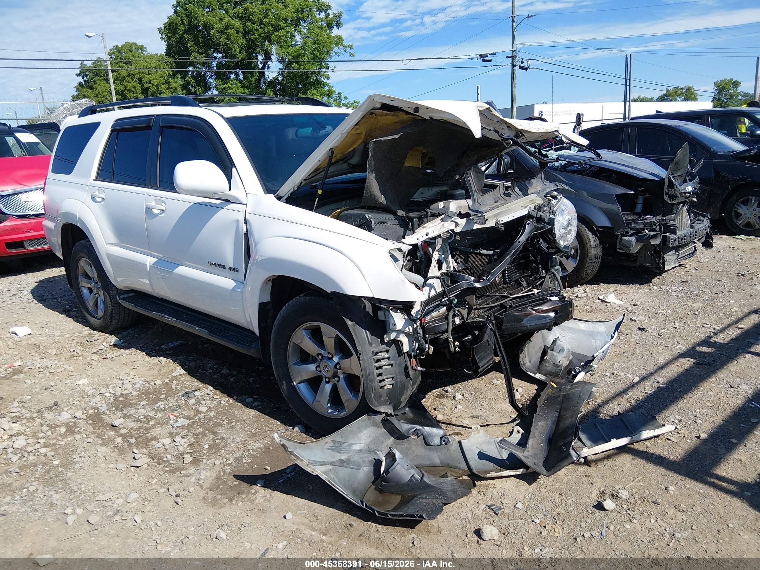 2006 Toyota 4Runner Limited, VIN JTEBT17R060058933 — Front end