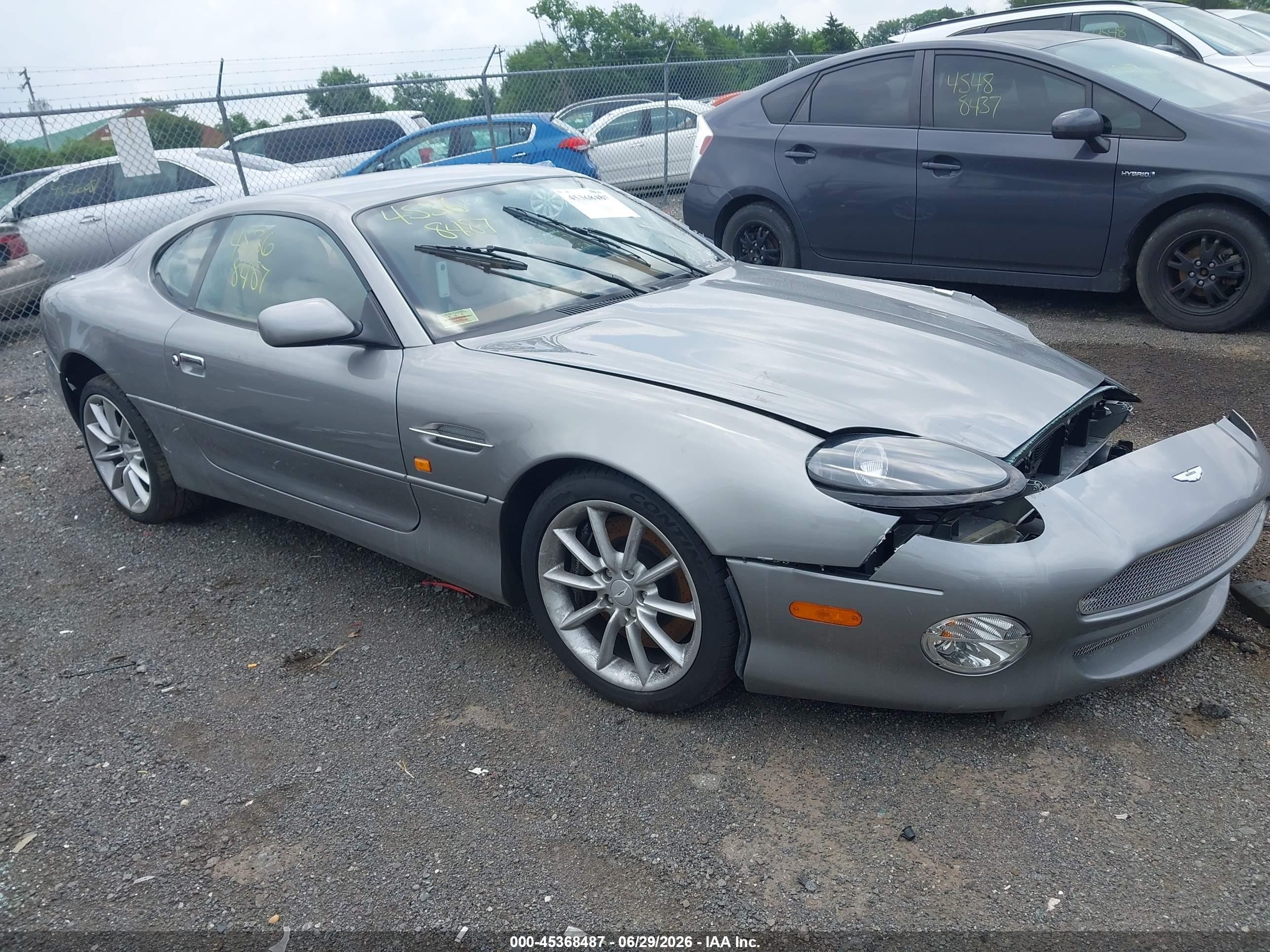2002 Aston Martin DB7, VIN SCFAB22342K302479 — Side
