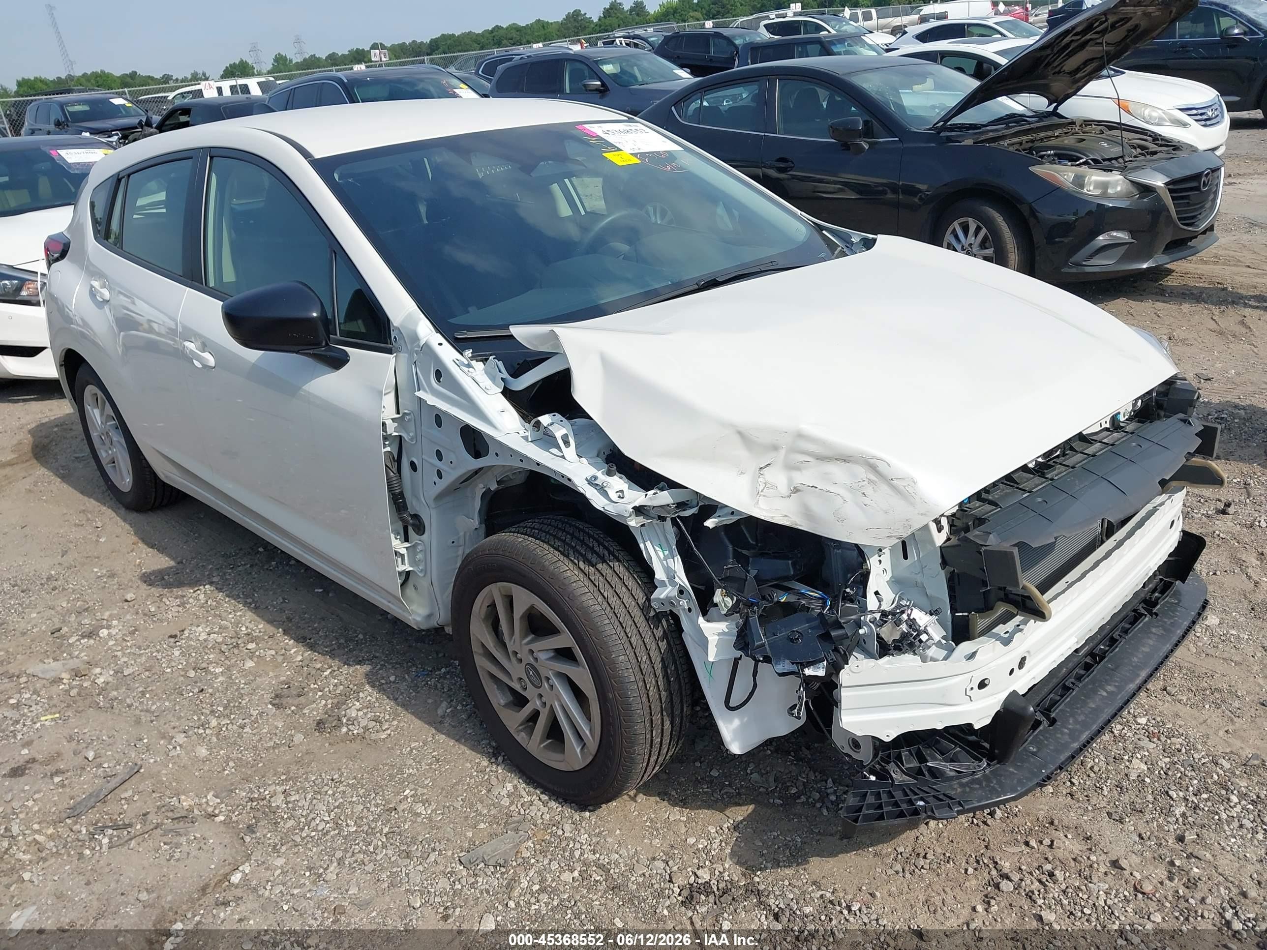 2025 Subaru Impreza, VIN JF1GUABC2S8339675 — Перед