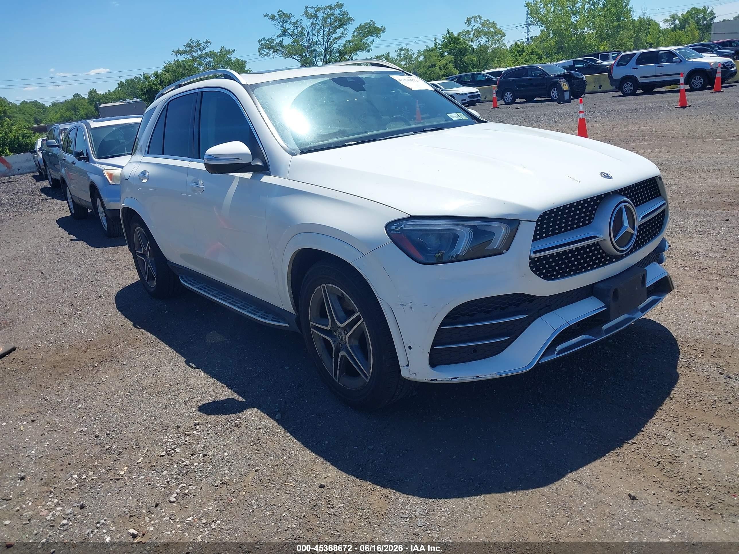 2020 Mercedes-Benz GLE 350, VIN 4JGFB4KB3LA136093 — Rear end