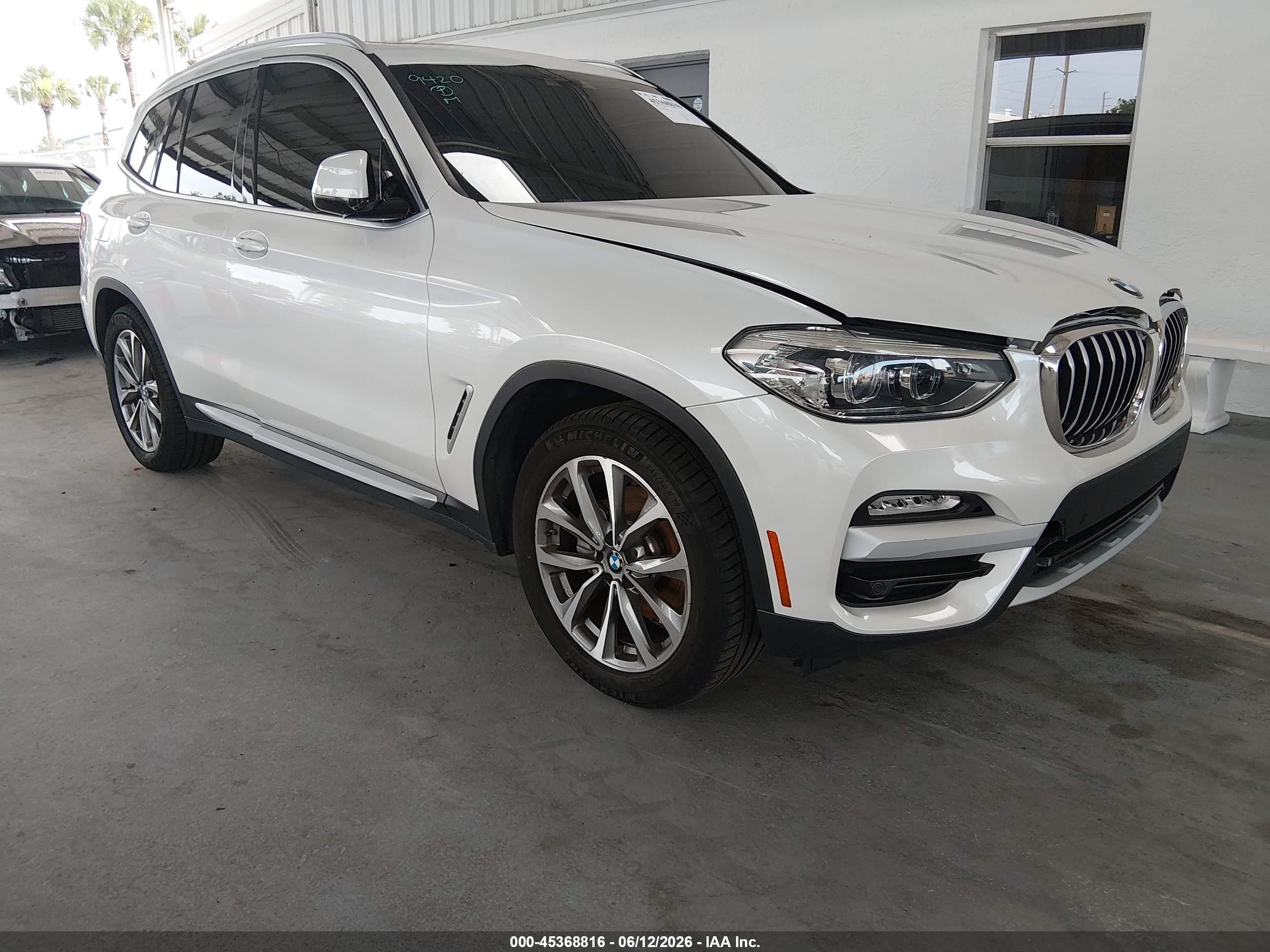 2019 BMW X3 sDrive30i, VIN 5UXTR7C59KLF23376 — Undercarriage