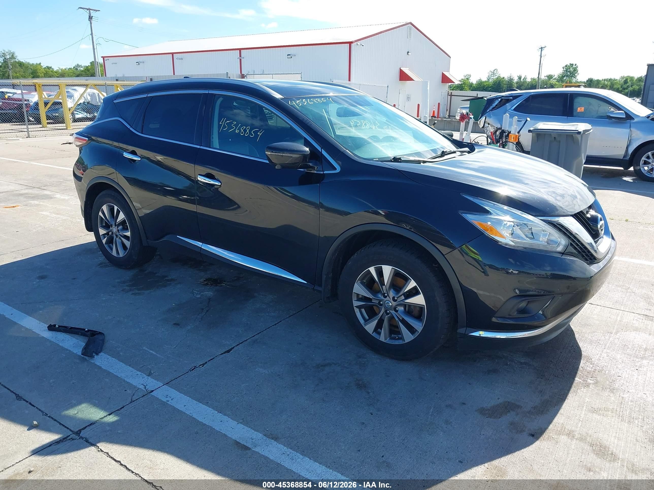 2017 Nissan Murano SV, VIN 5N1AZ2MH1HN118137 — Side
