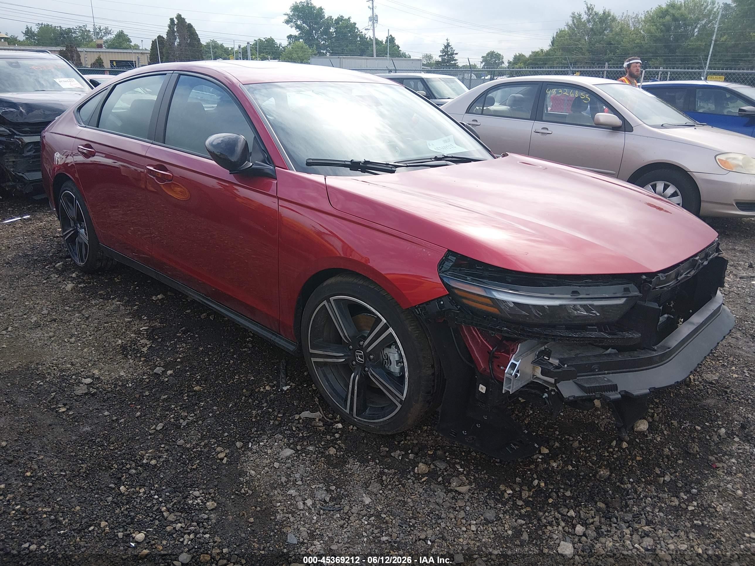 2026 Honda Accord Sport, VIN 1HGCY2F57TA023182 — Front end