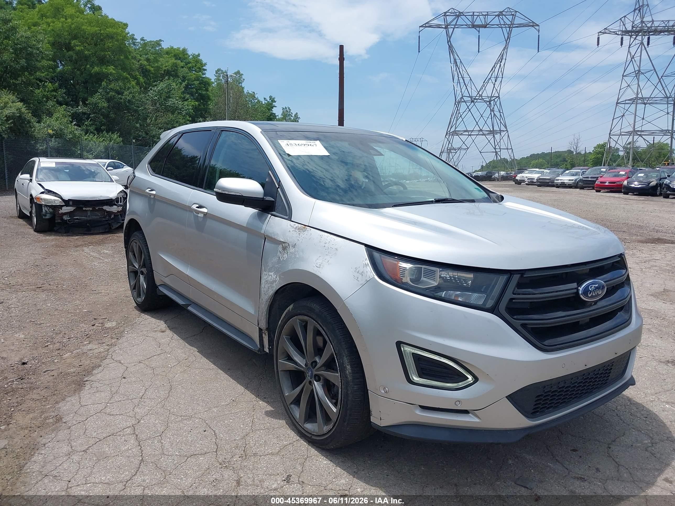 2016 Ford Edge Sport, VIN 2FMPK4AP9GBB81647 — Normal wear