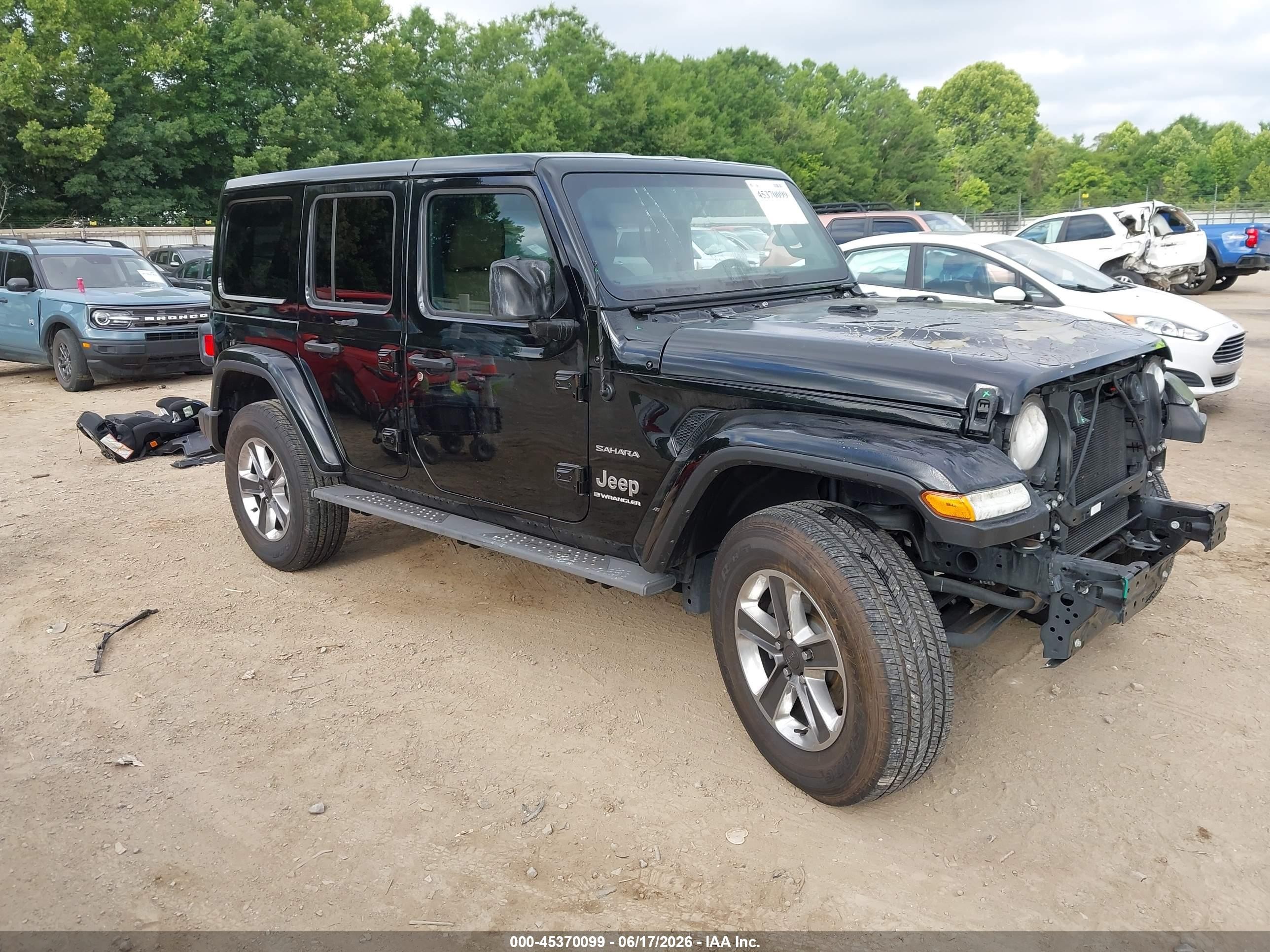 2023 Jeep Wrangler Sahara, VIN 1C4HJXEN6PW570475 — Пожар