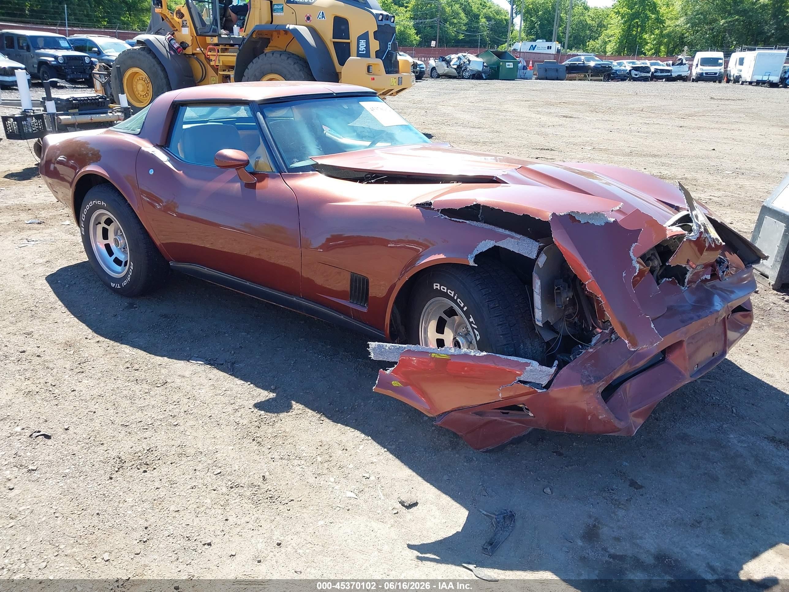 1981 Chevrolet Corvette, VIN 1G1AY8761B5104162 — Front end