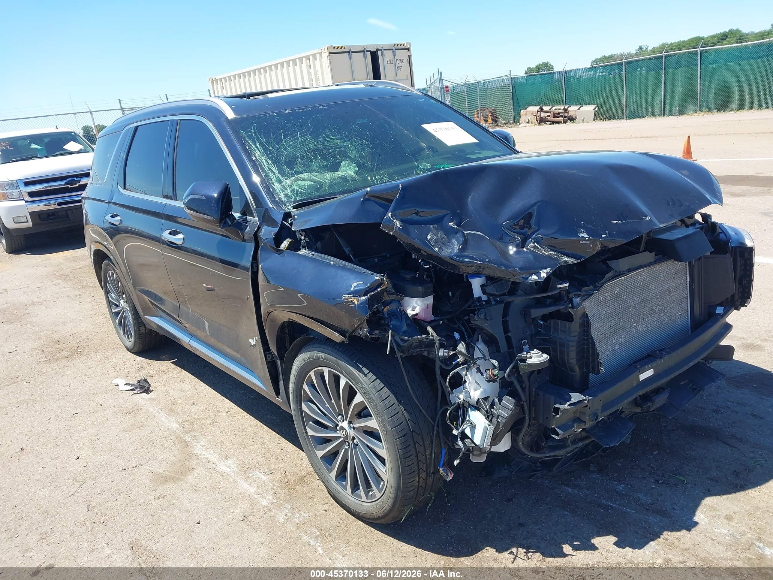 2024 Hyundai Palisade Calligraphy, VIN KM8R7DGEXRU787715 — Front end