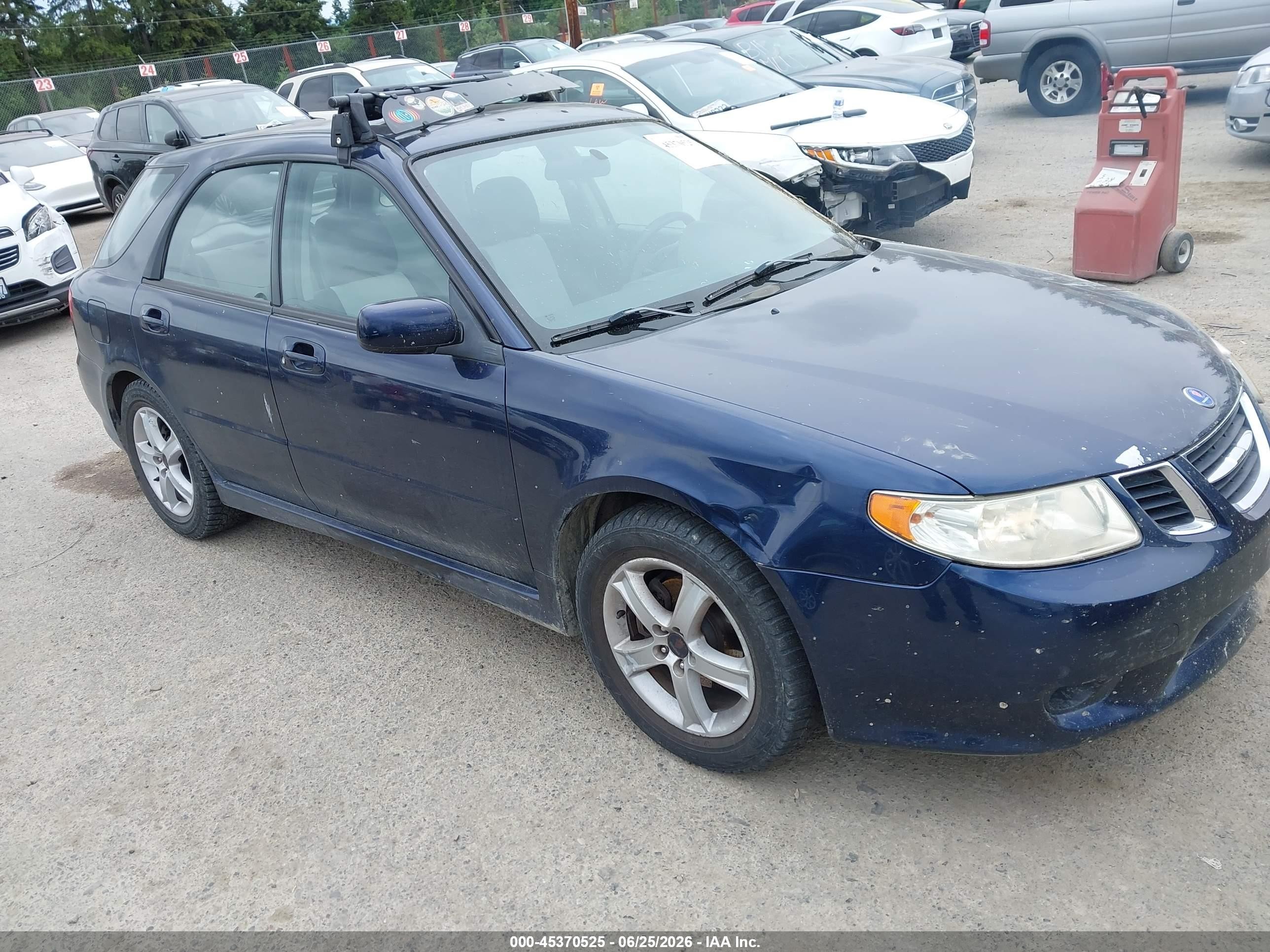2005 Saab 9-2X Linear, VIN JF4GG61665H051357 — Бок