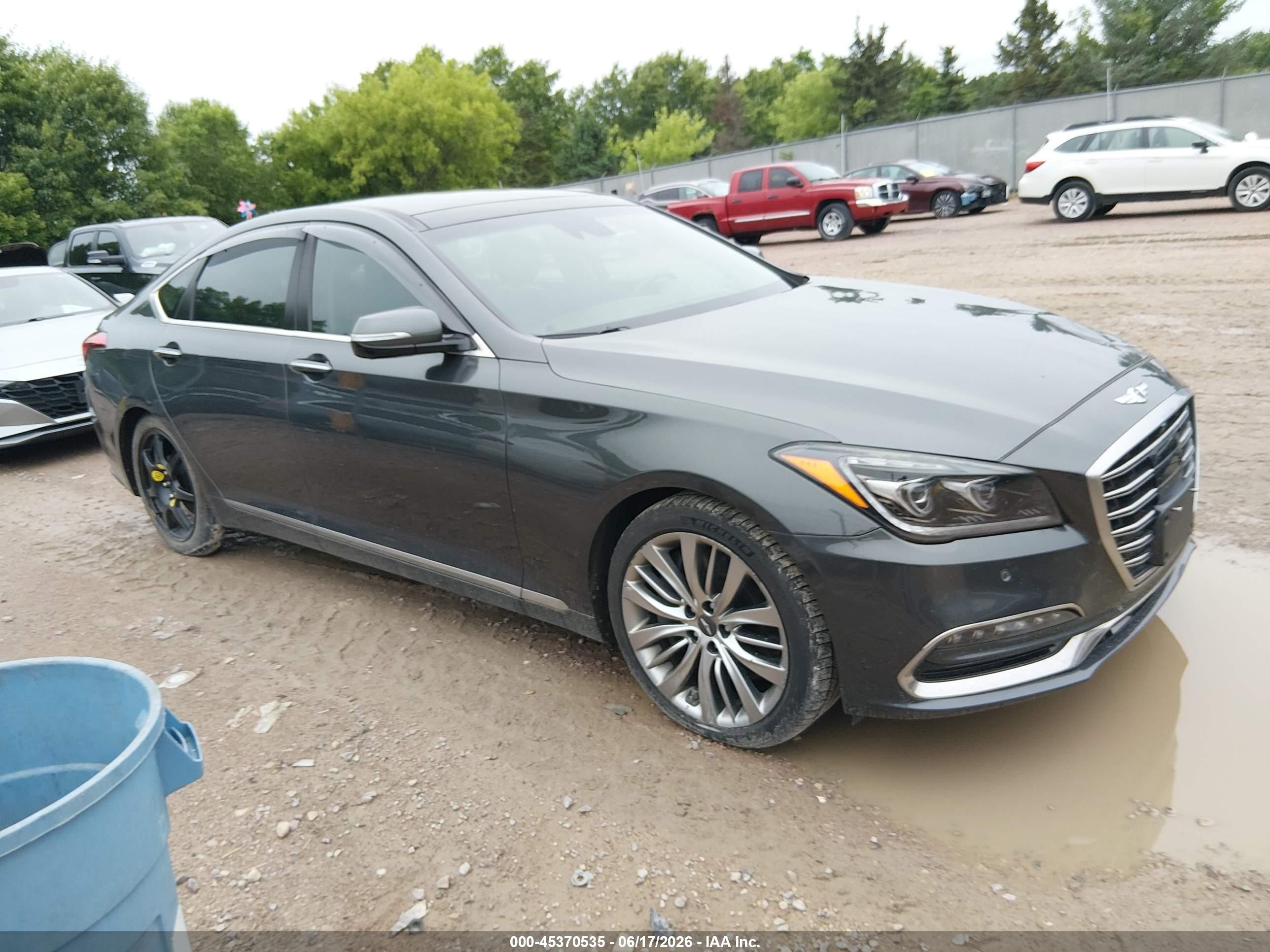 2018 Genesis G80 Ultimate, VIN KMHGN4JF7JU248097 — Front end