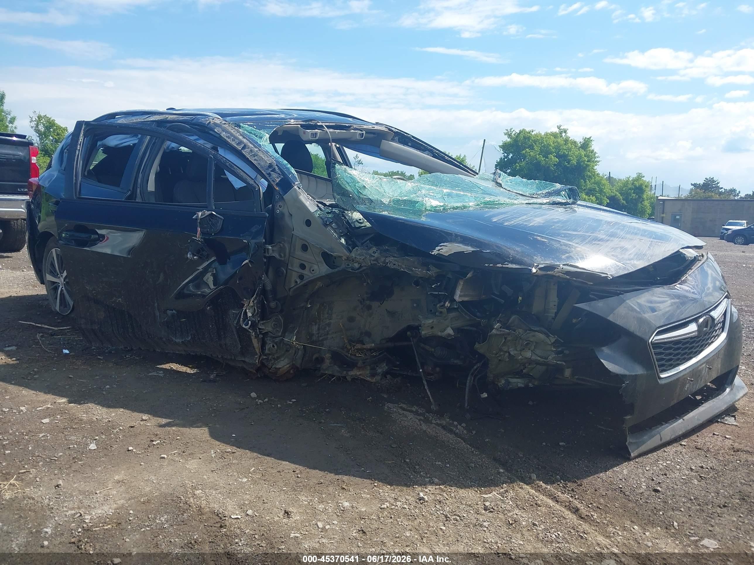 2019 Subaru Impreza Premium, VIN 4S3GTAD68K3734901 — Опрокидывание