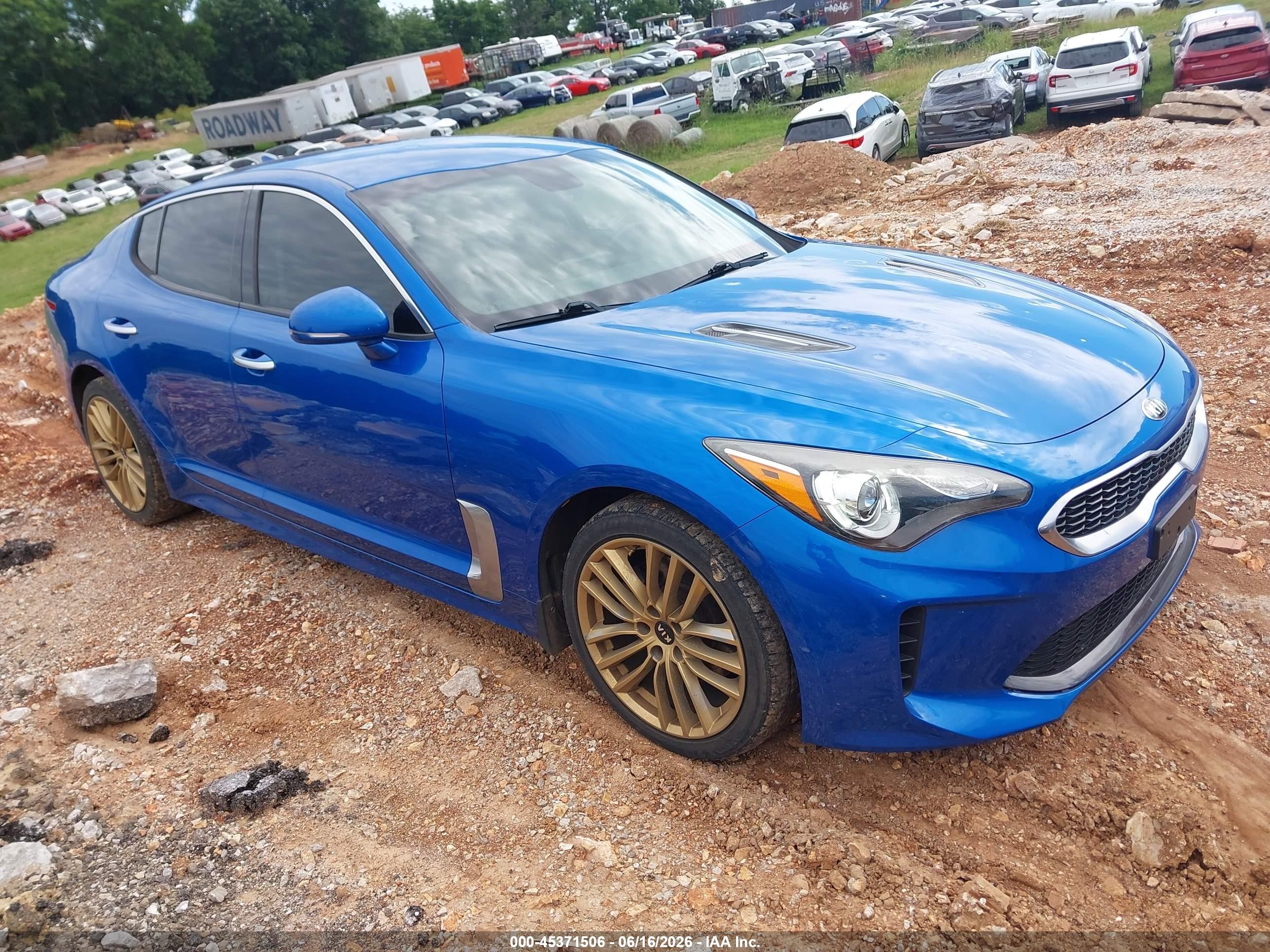 2018 Kia Stinger, VIN KNAE15LA2J6041214 — Hail