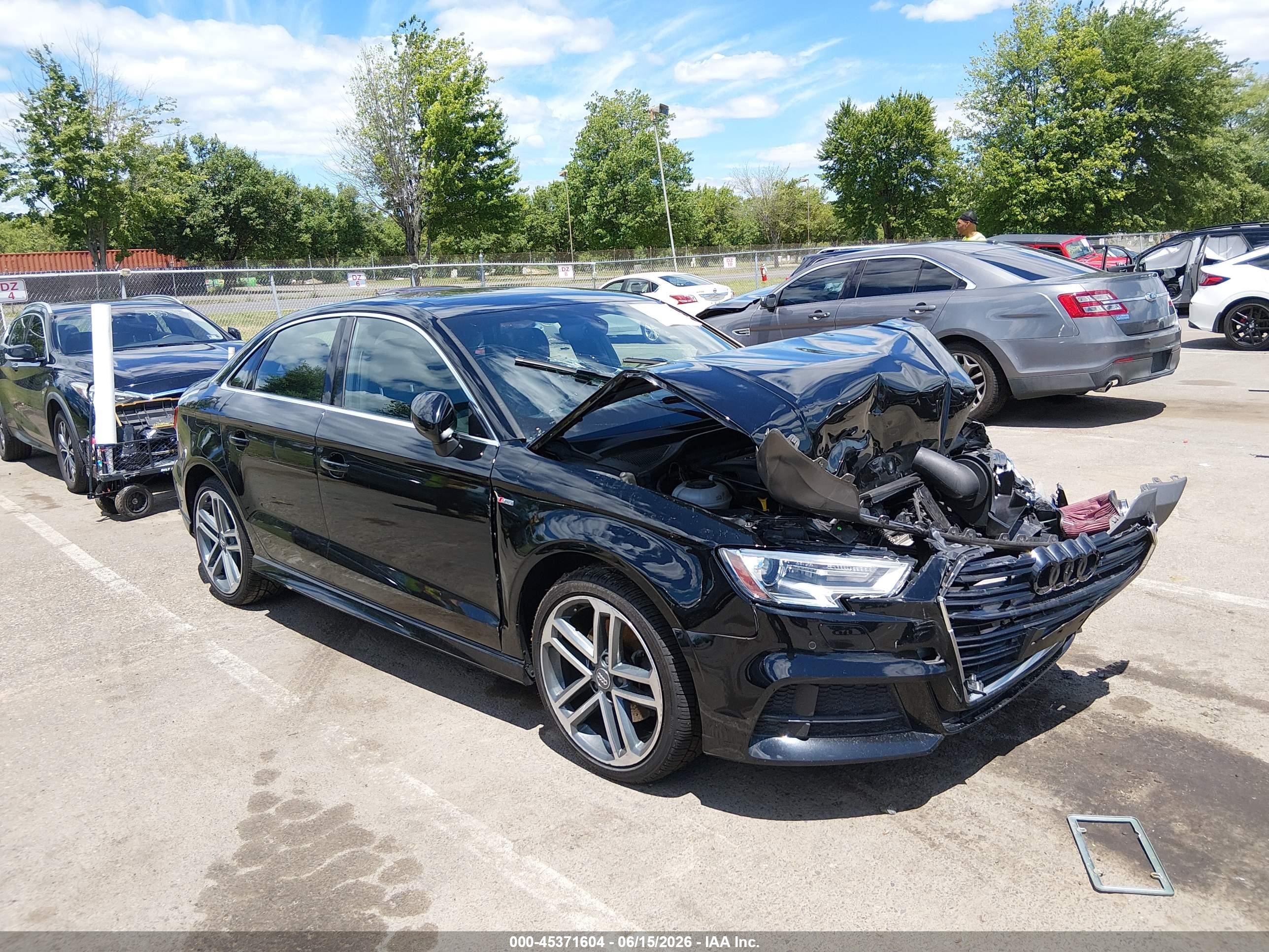 2018 Audi A3 Premium Plus, VIN WAUJ8GFF6J1063789 — Front end