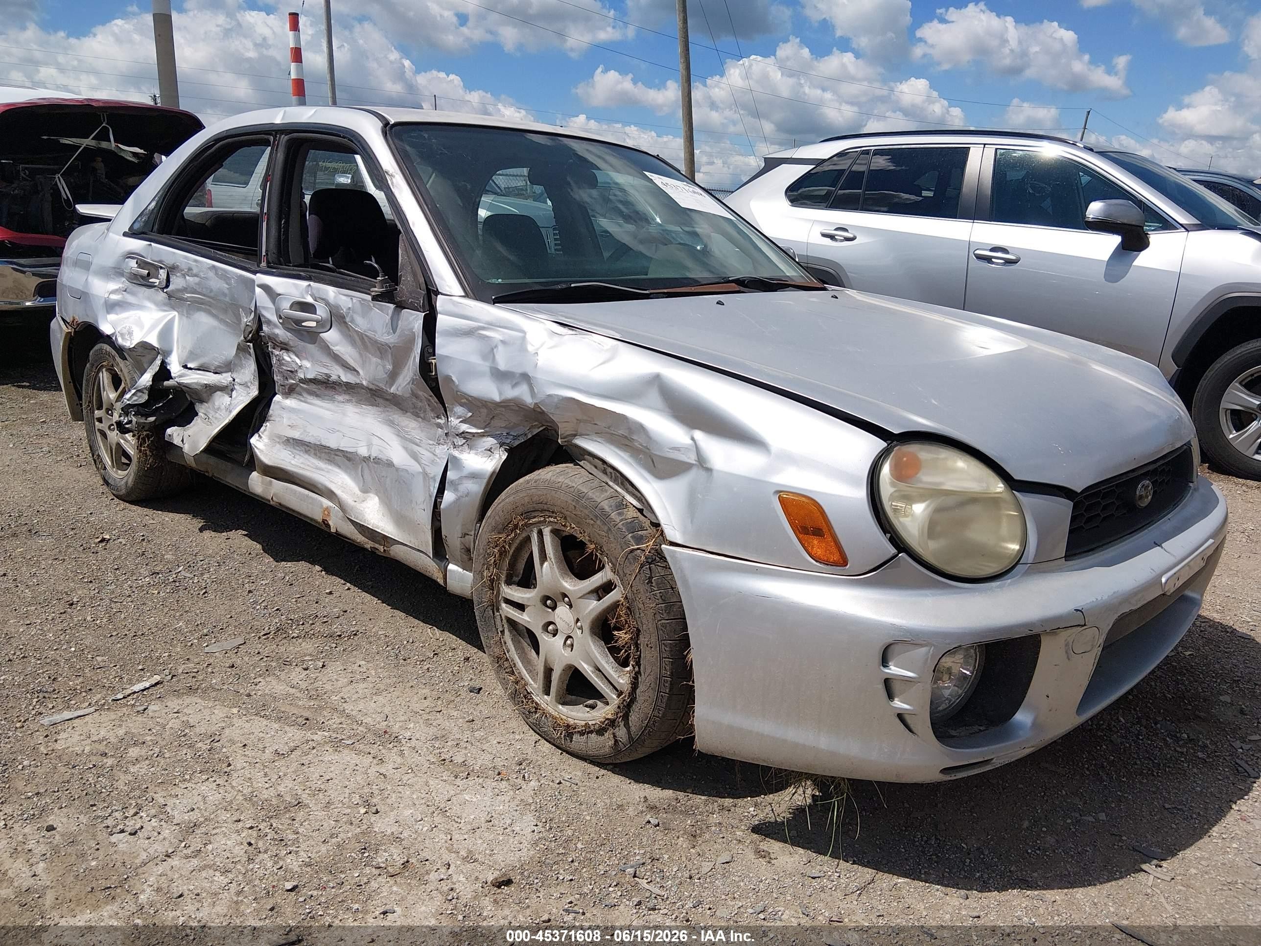 2002 Subaru Impreza RS, VIN JF1GD67522G520174 — Бок