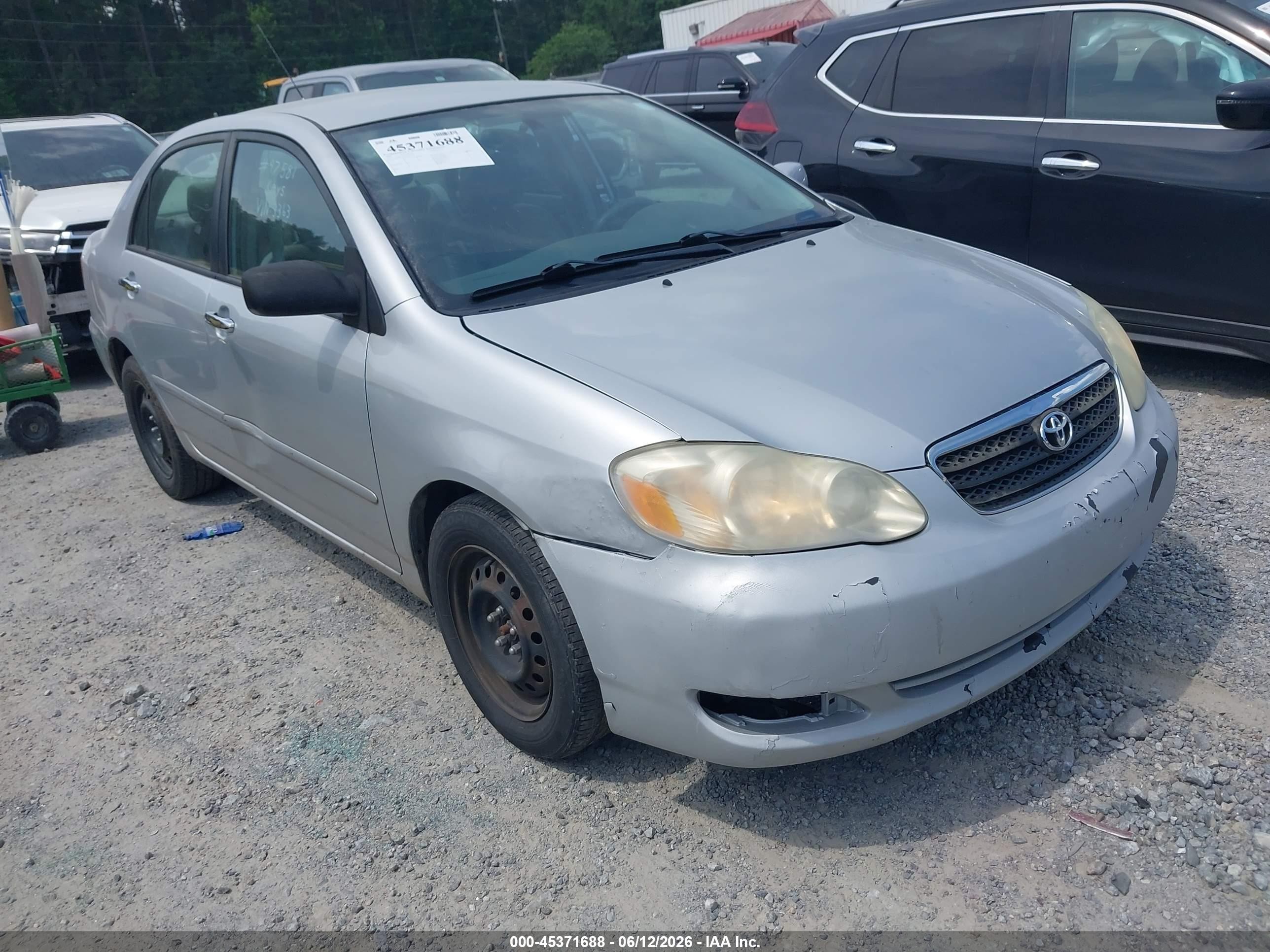 2008 Toyota Corolla LE, VIN 1NXBR32E98Z953363 — Side